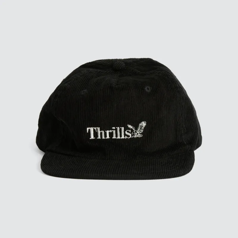 Thrills Workwear 5 Panel Cap Black sold by Neverland