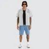 Tessa Resort Crop Shirt White Checks sold by Neverland