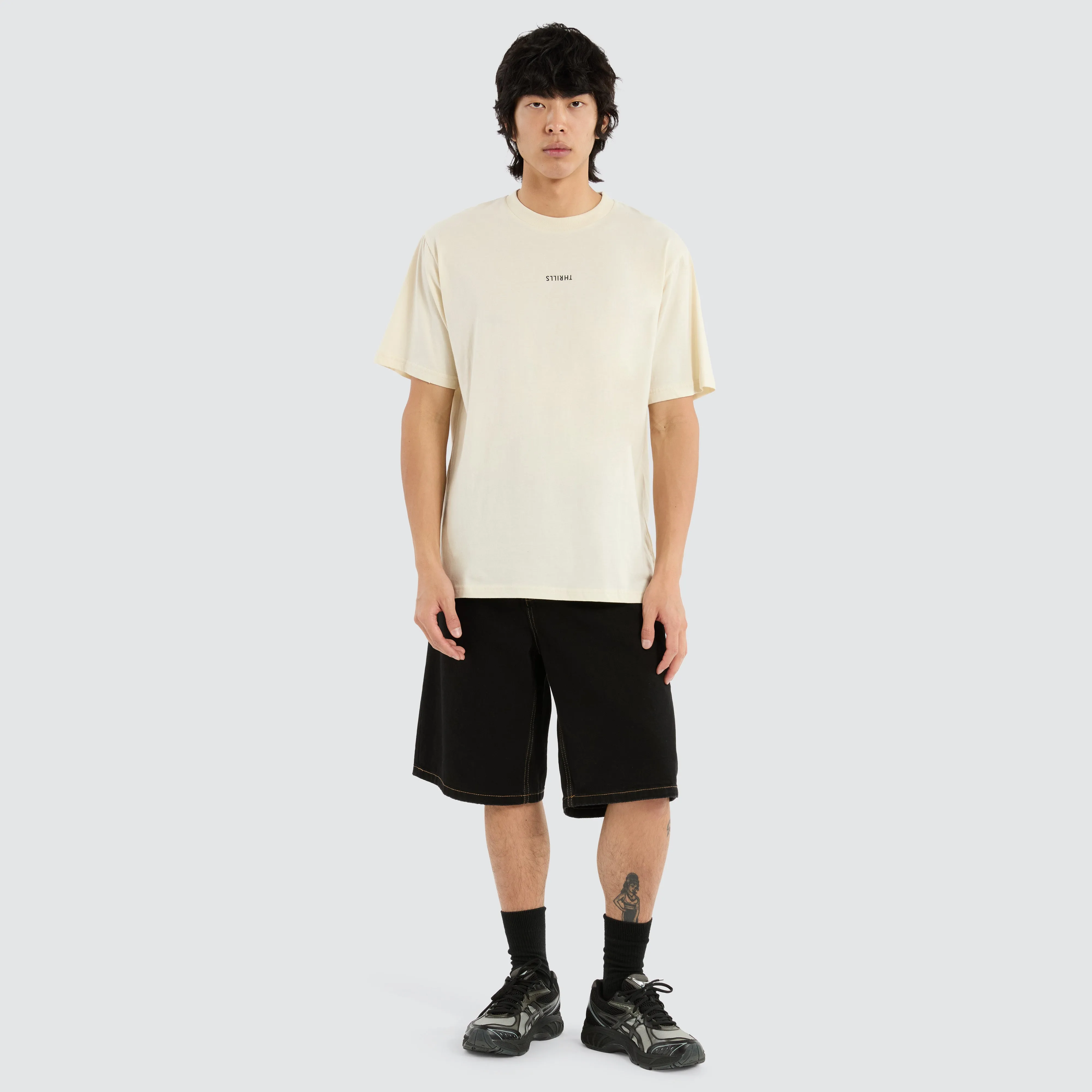 Minimal Thrills Merch Fit Tee Heritage White sold by Neverland product image thumbnail 3