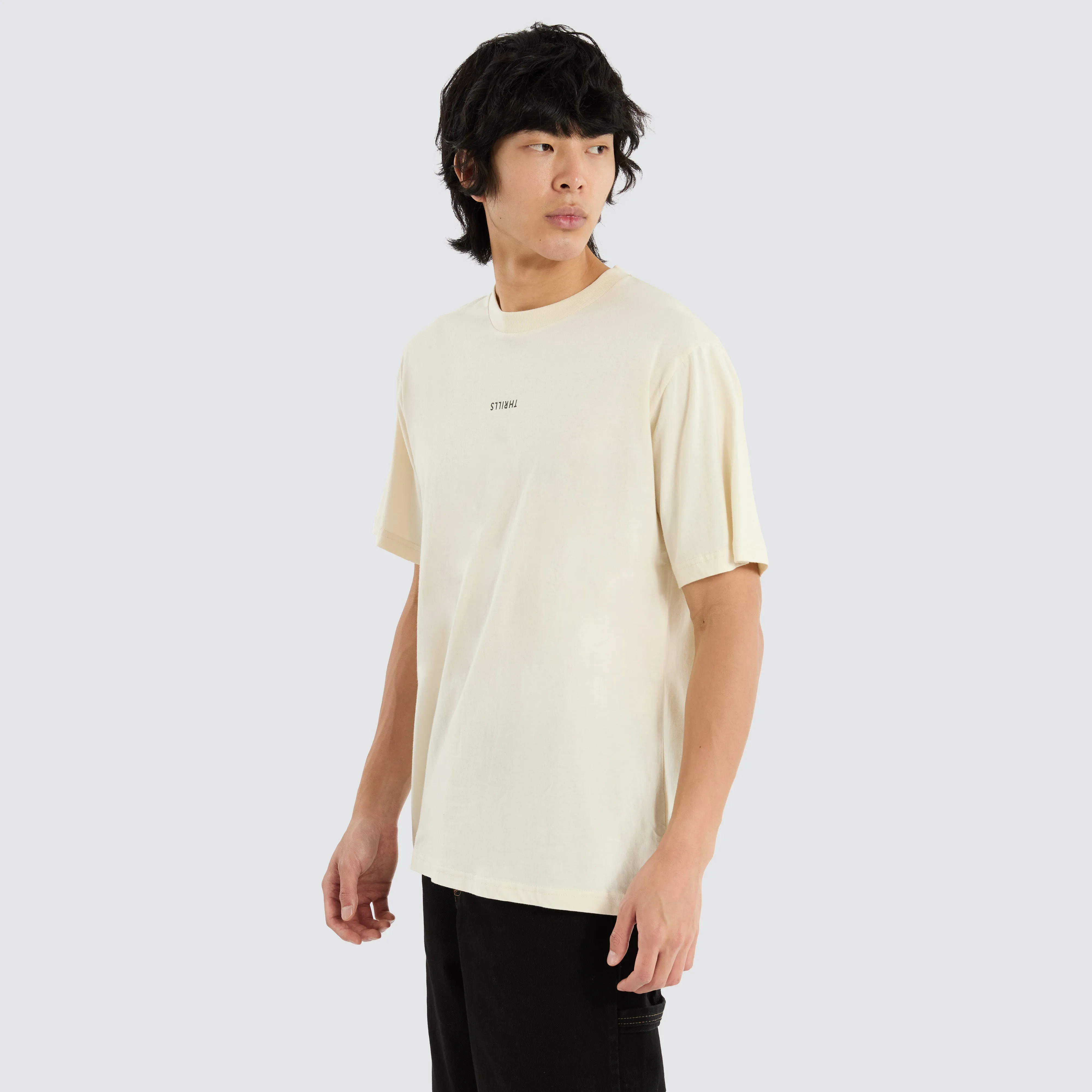 Minimal Thrills Merch Fit Tee Heritage White sold by Neverland product image thumbnail 4