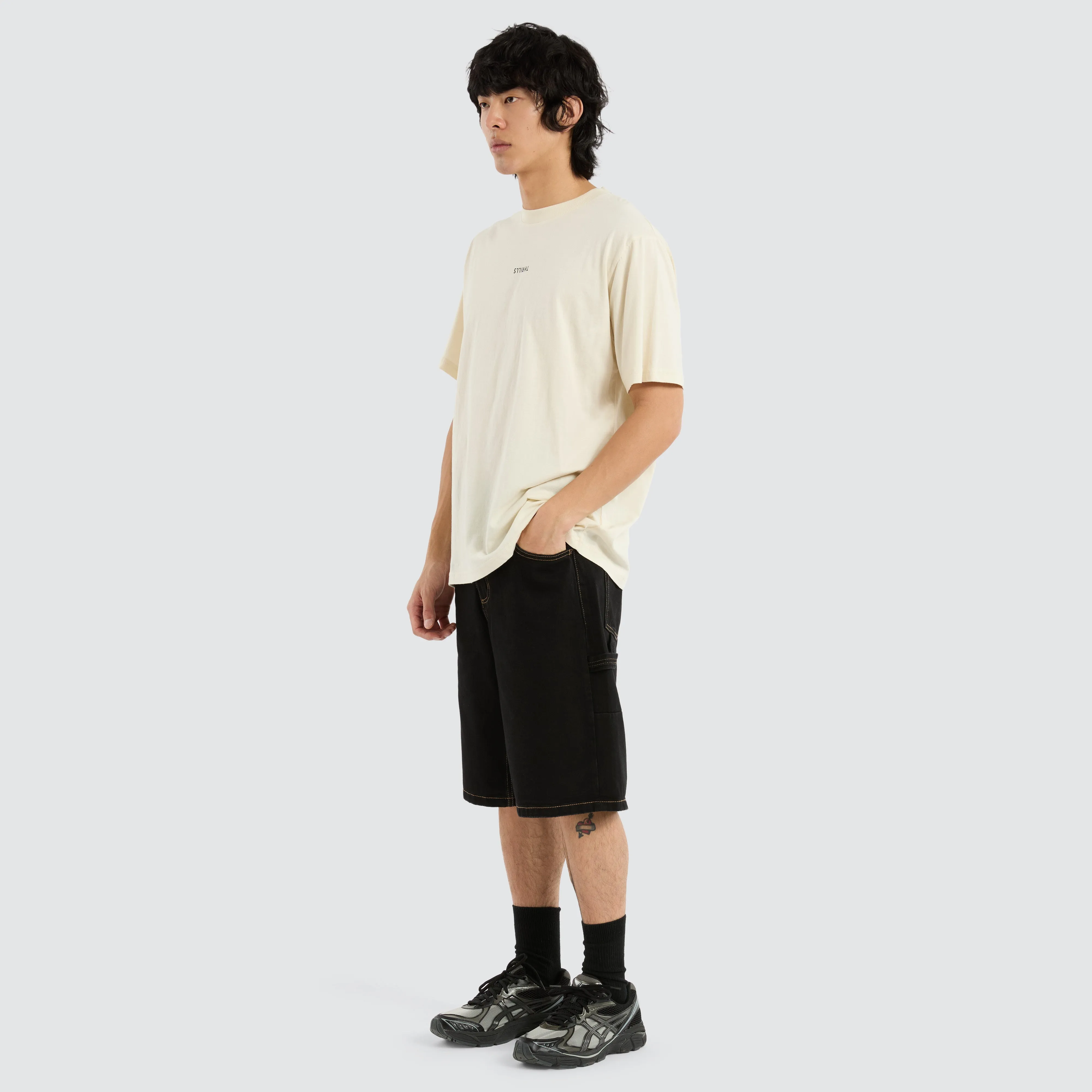 Big Slacker Denim Short Black Rinse sold by Neverland product image thumbnail 4