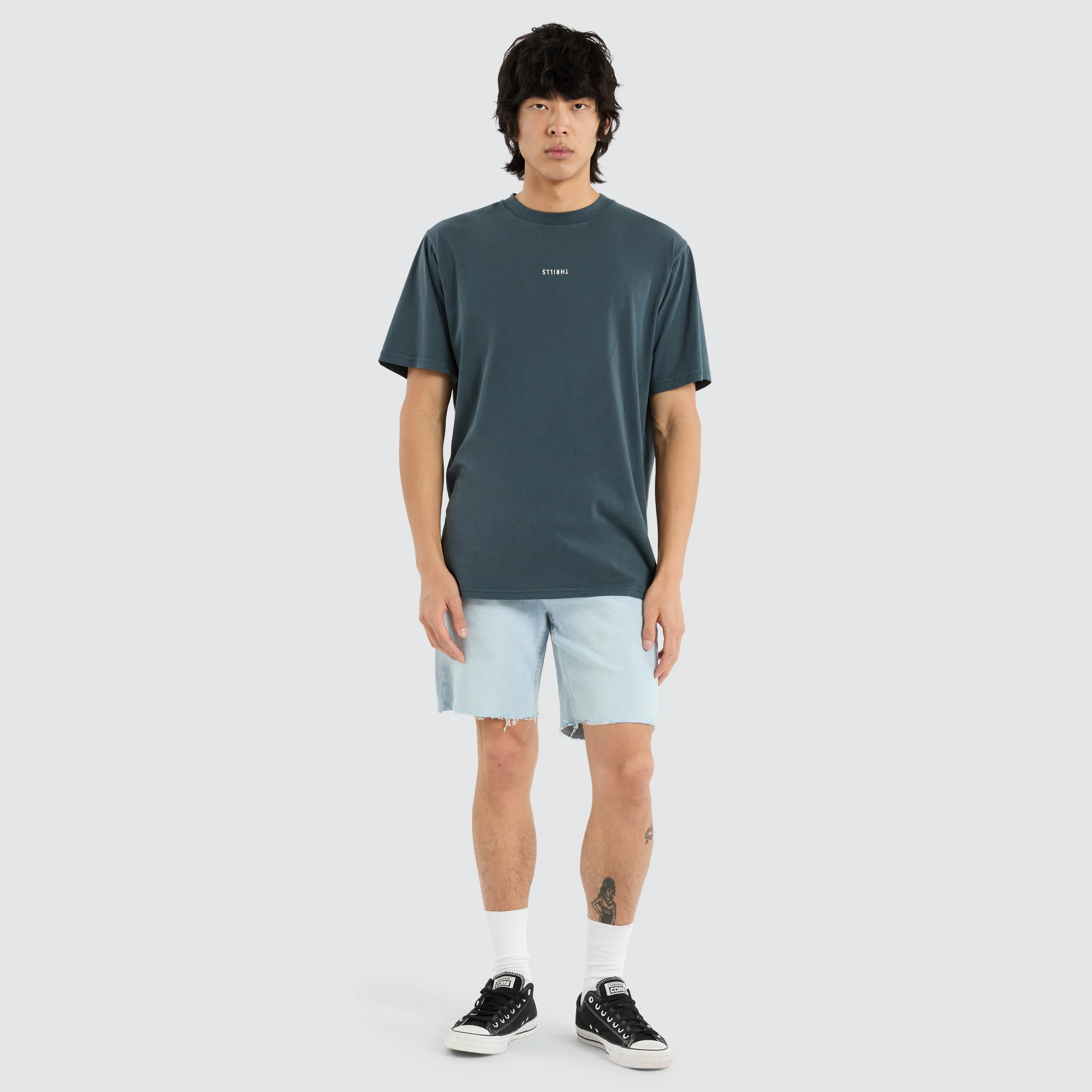 Minimal Thrills Merch Fit Tee Dark Slate sold by Neverland product image thumbnail 4