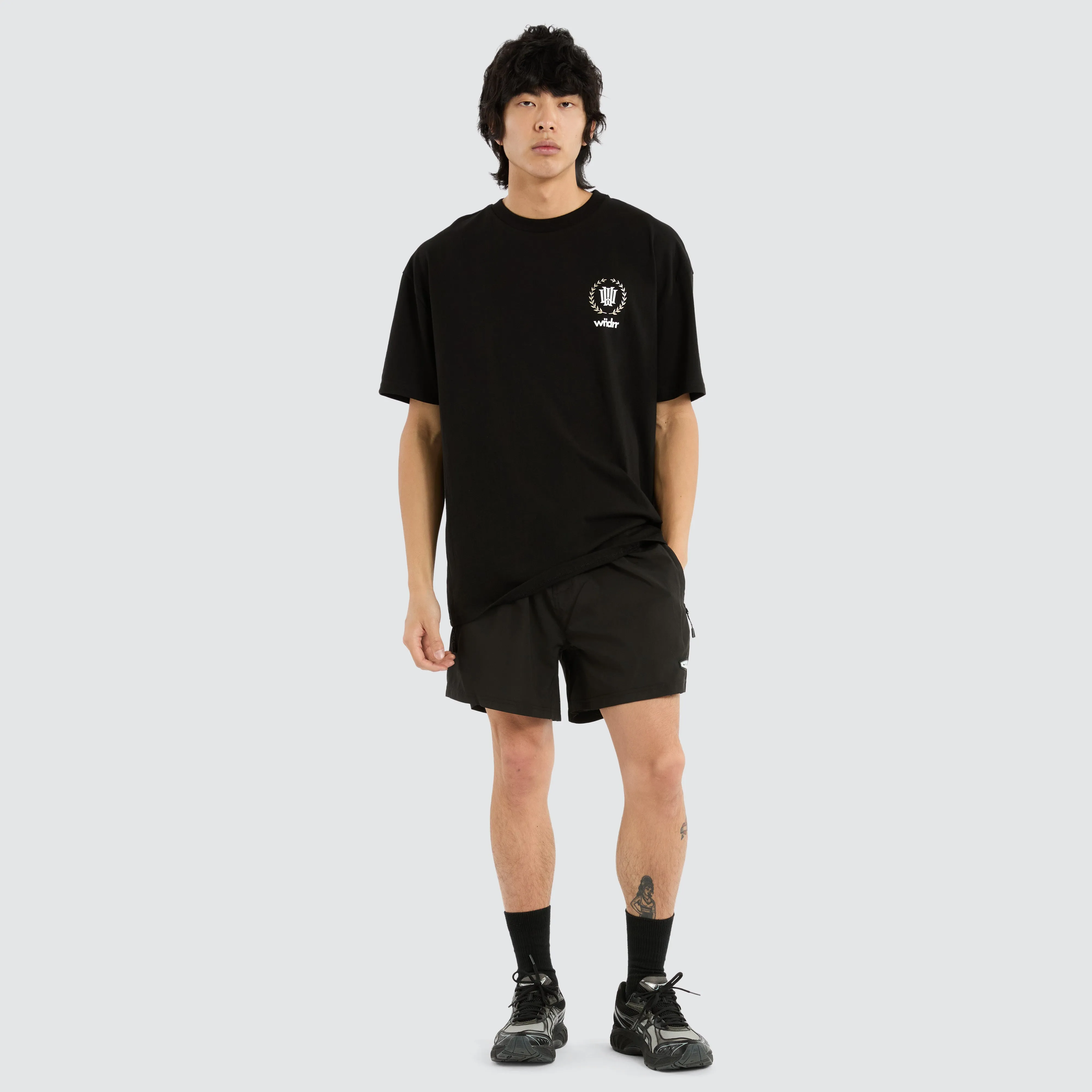 Emperor Box Fit Tee Black sold by Neverland product image thumbnail 5