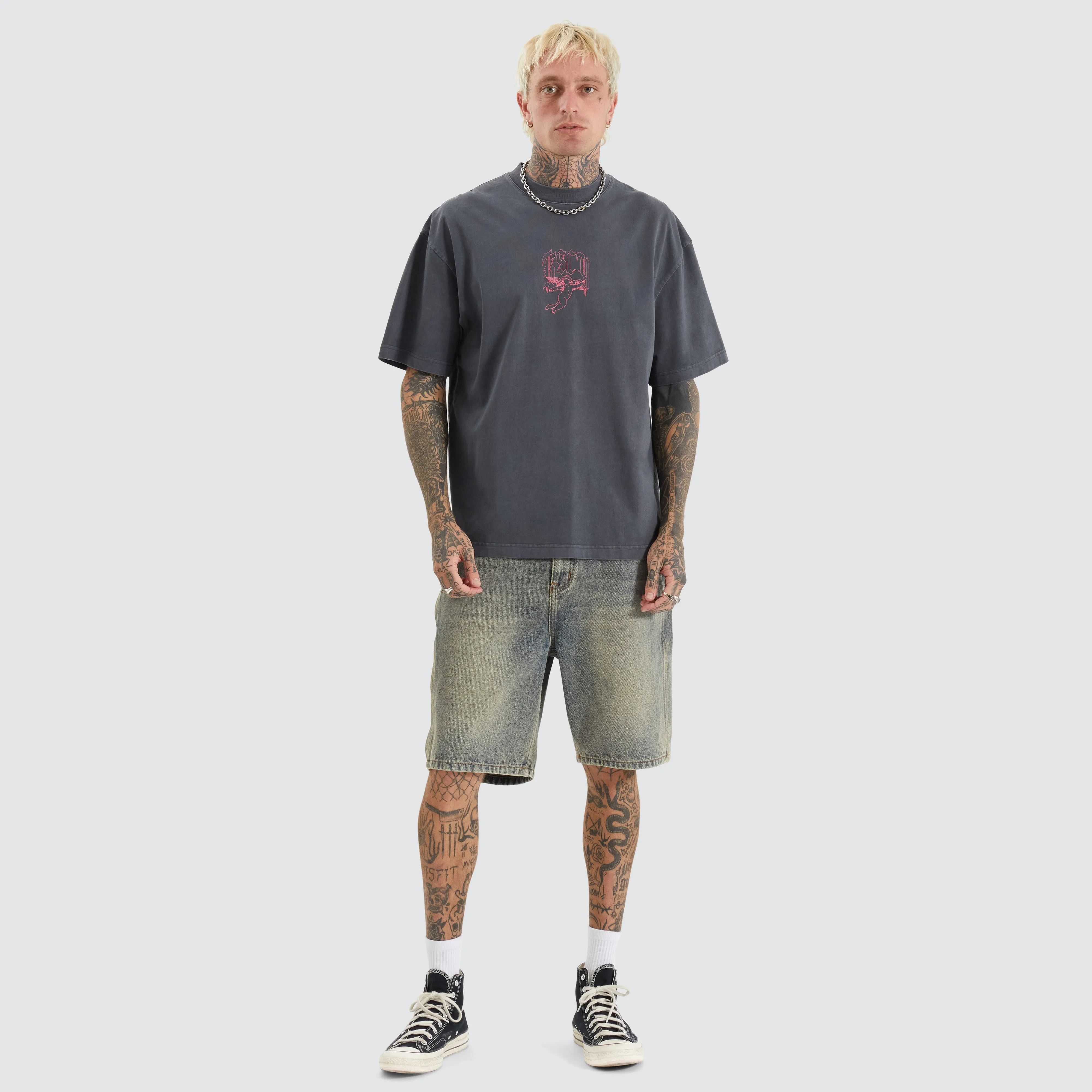 Covert Street Tee Pigment Asphalt sold by Neverland product image thumbnail 5