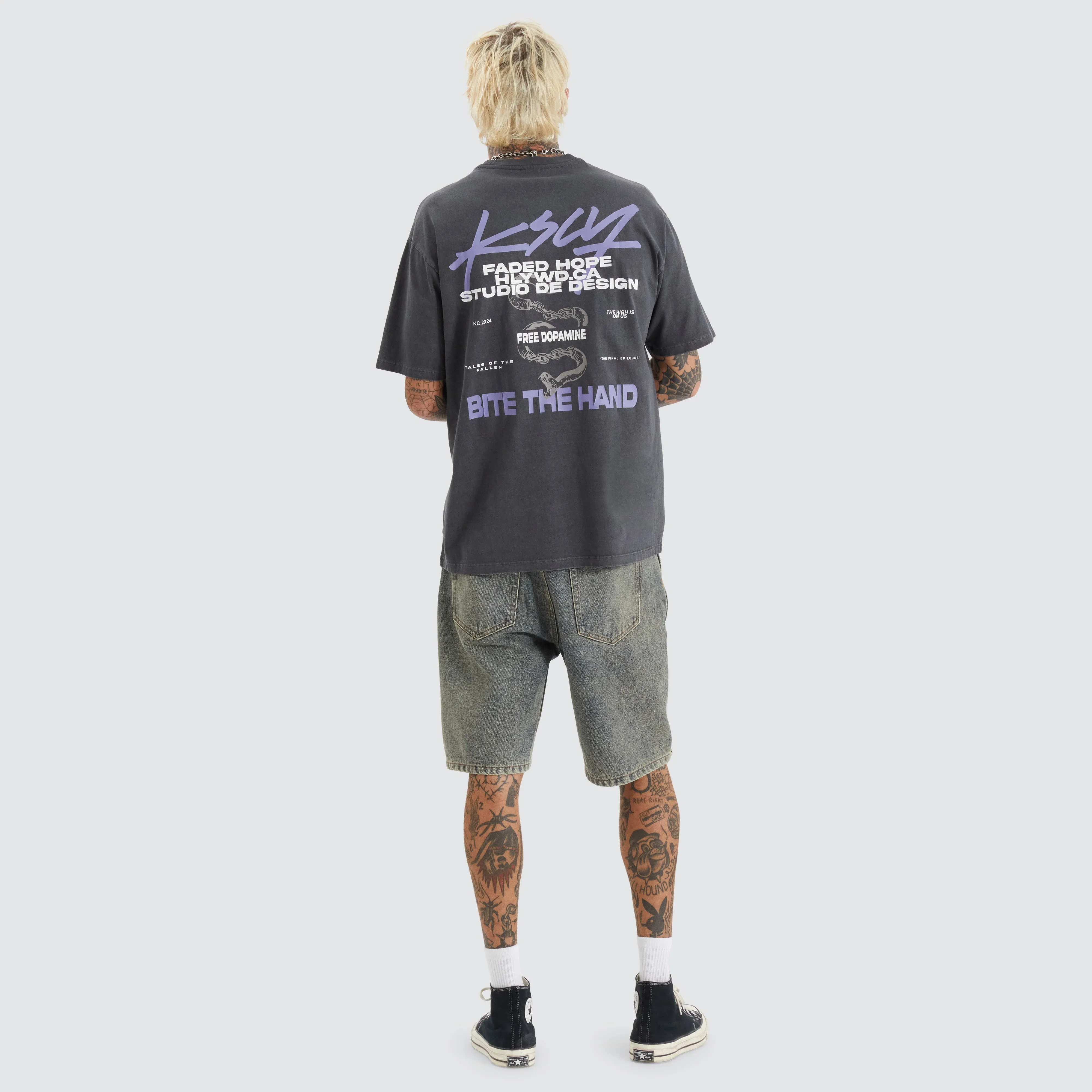 Haysford Box Fit Tee Pigment Asphalt sold by Neverland product image thumbnail 5