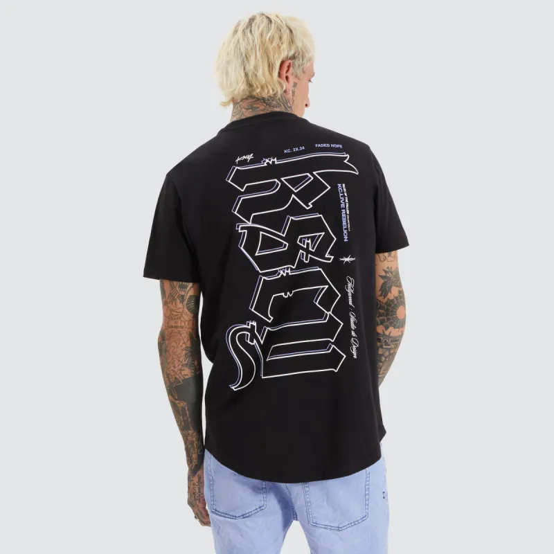 Baltim Dual Curved Tee Jet Back sold by Neverland