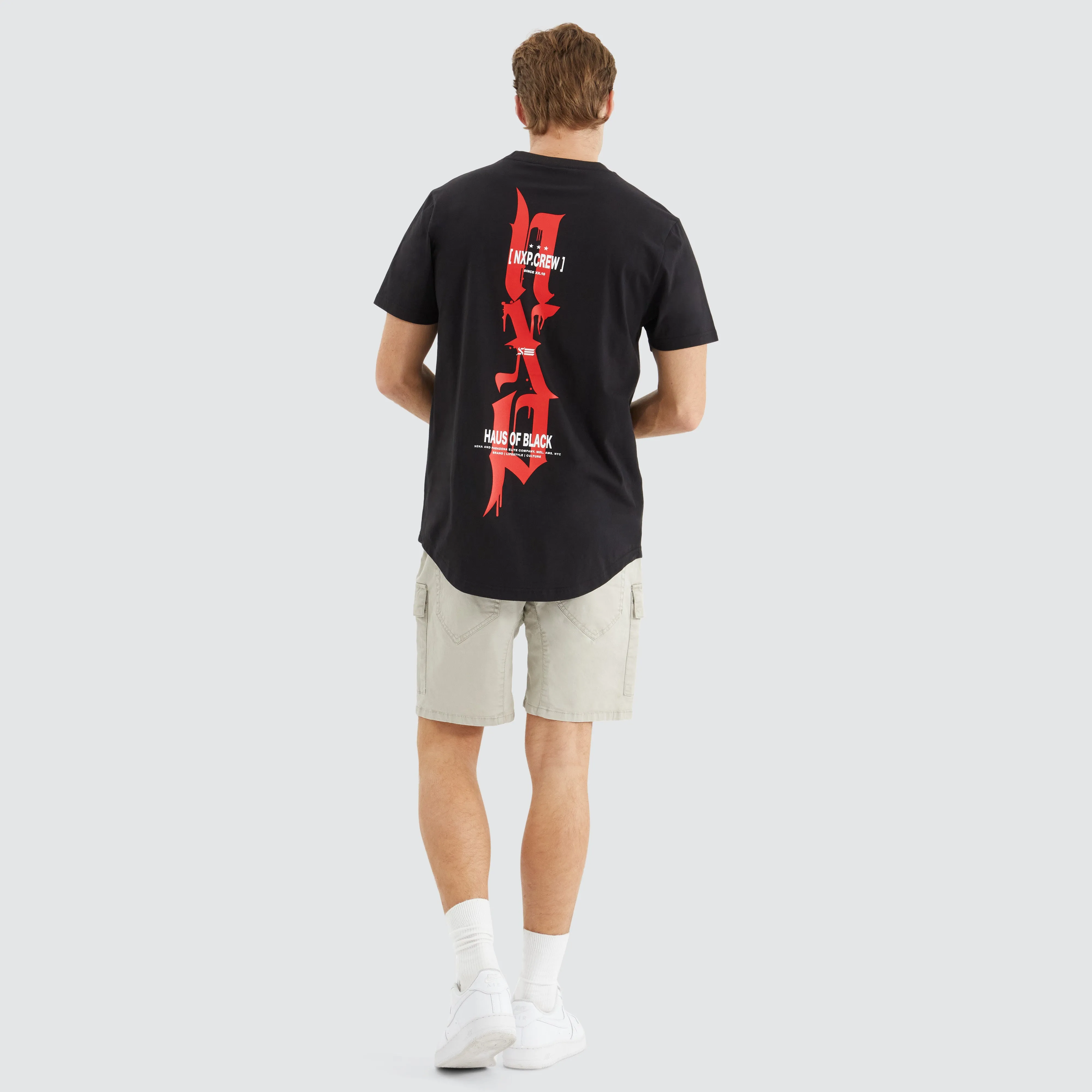 Powered Dual Curved Tee Jet Black sold by Neverland product image thumbnail 4