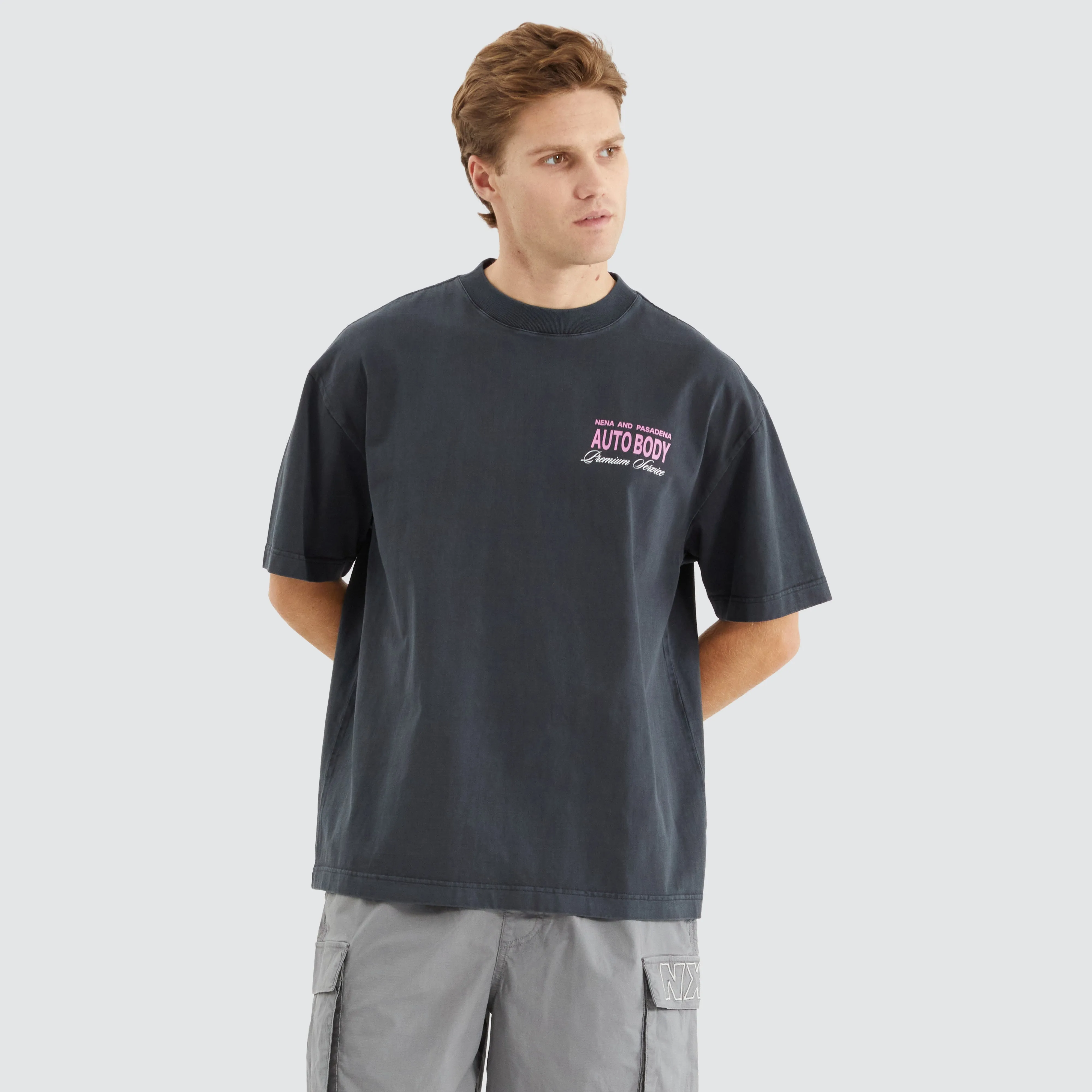 Steed Street Tee Pigment Black sold by Neverland product image thumbnail 2