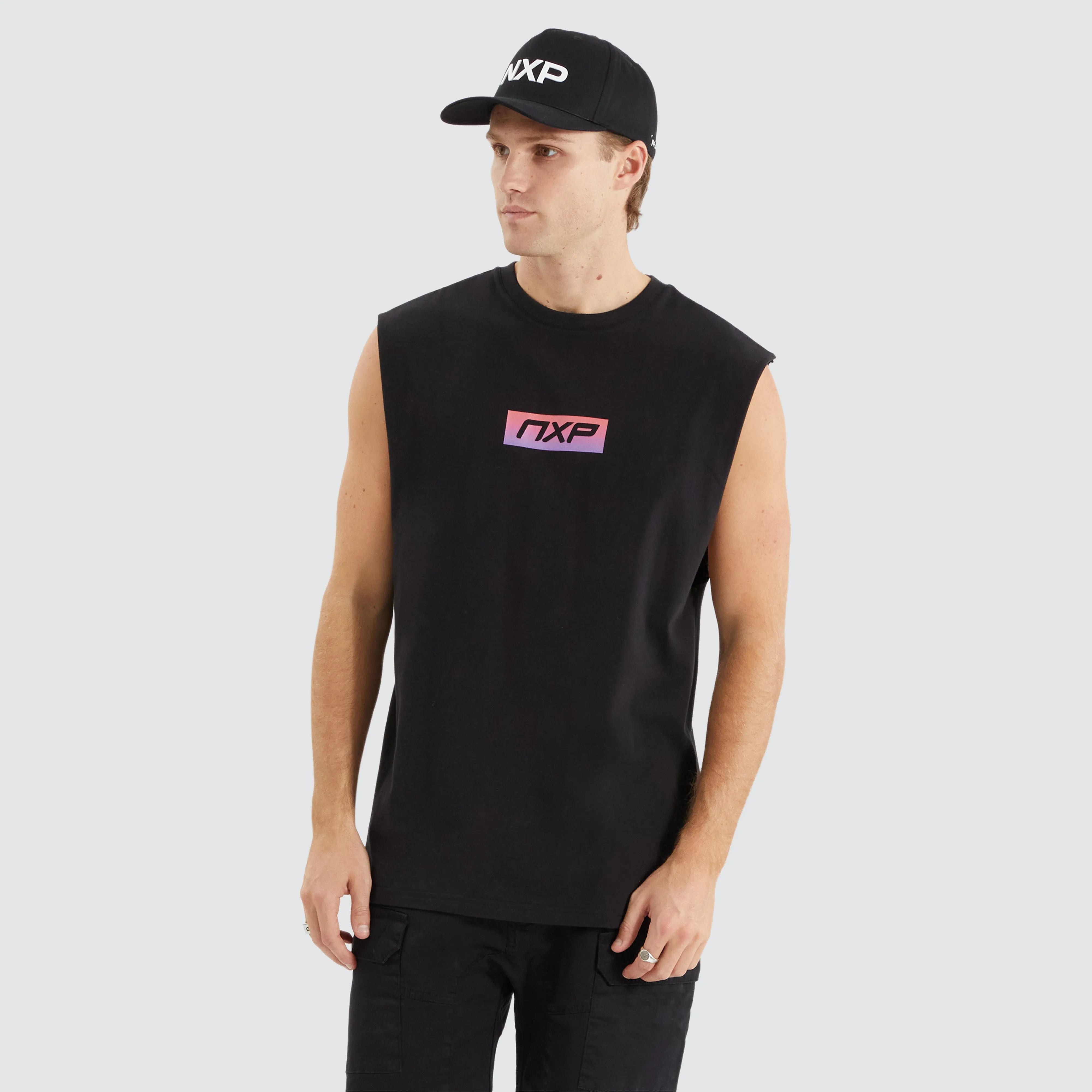 Inspired Scoop Back Muscle Jet Black sold by Neverland product image thumbnail 2