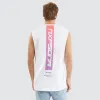 Inspired Scoop Back Muscle Optical White sold by Neverland