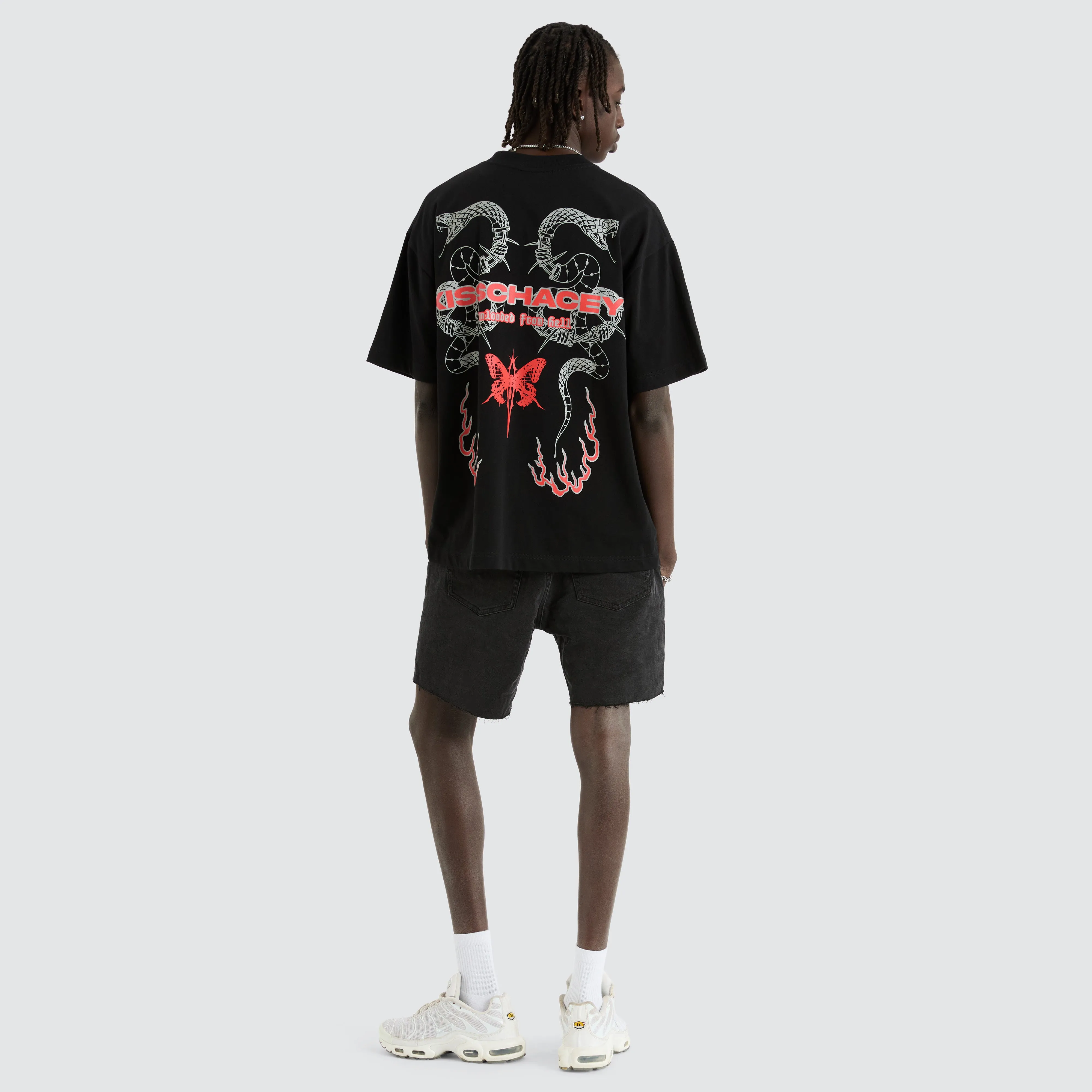 Serpent Street Tee Jet Black sold by Neverland product image thumbnail 4