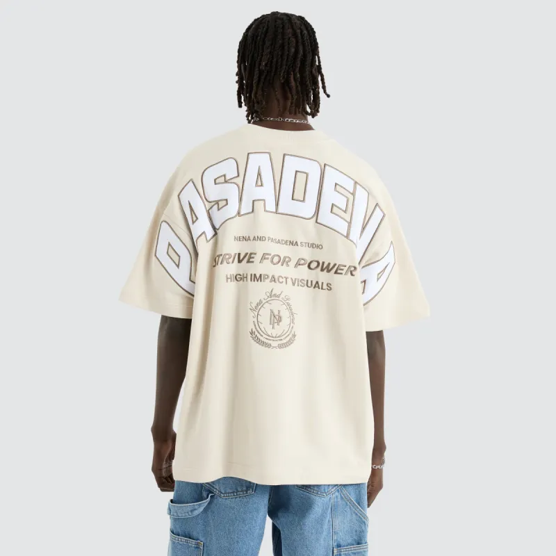 Armour Loopback Raptor Tee Moonbeam sold by Neverland