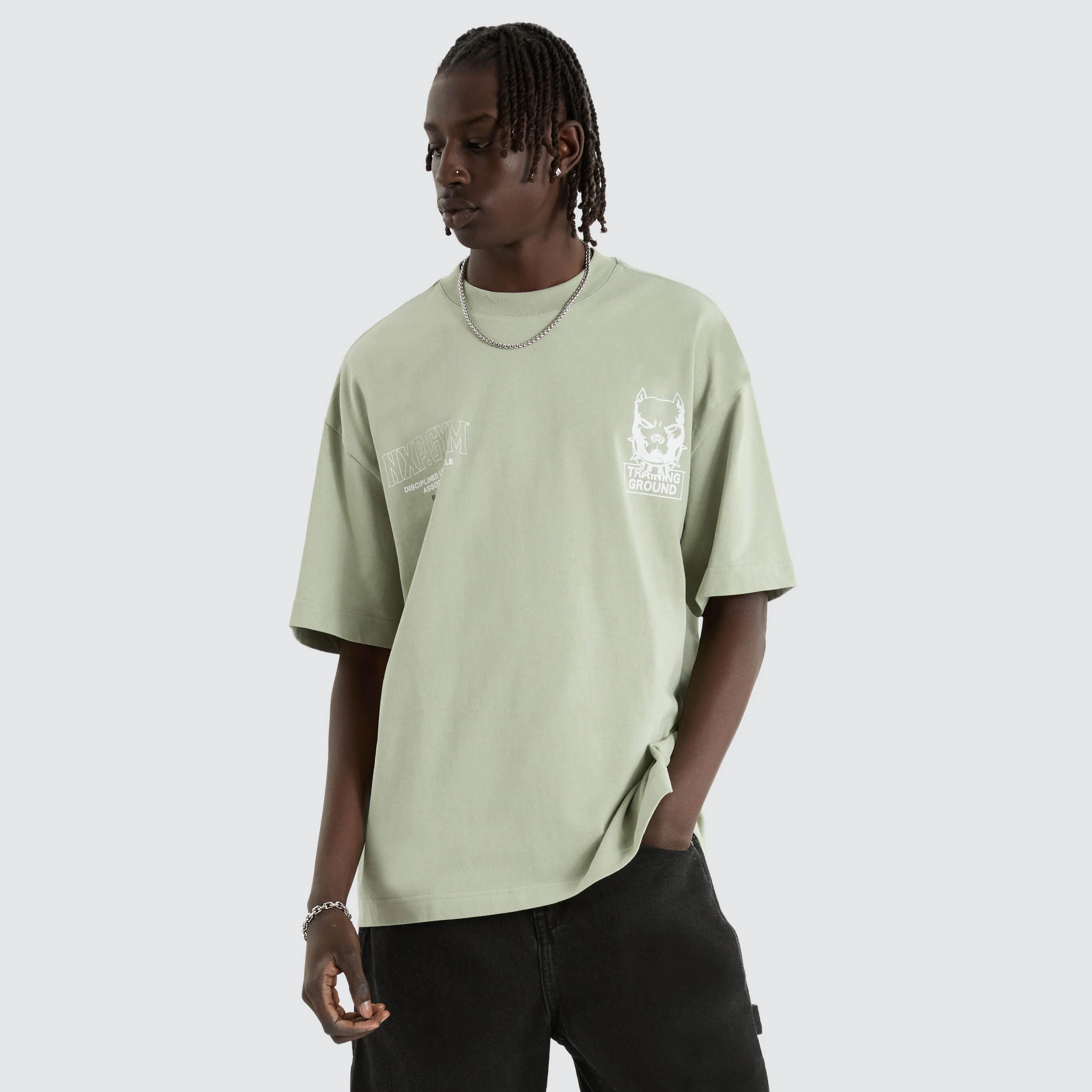 Trait Street Tee Pistachio sold by Neverland product image thumbnail 2