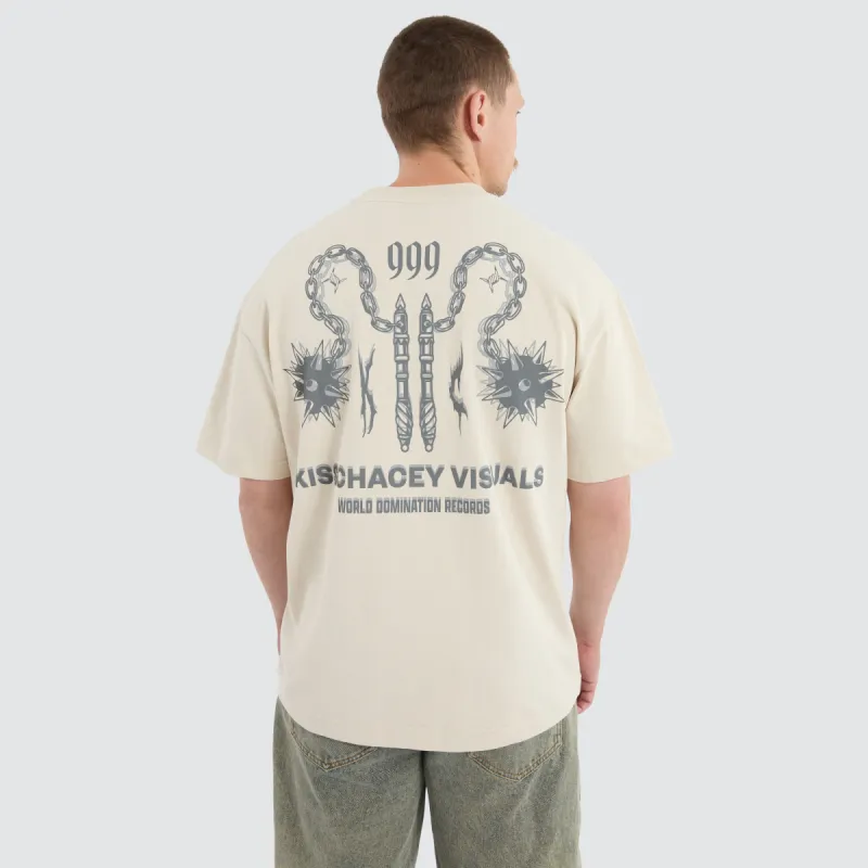 Domination Street Tee Moonbeam sold by Neverland