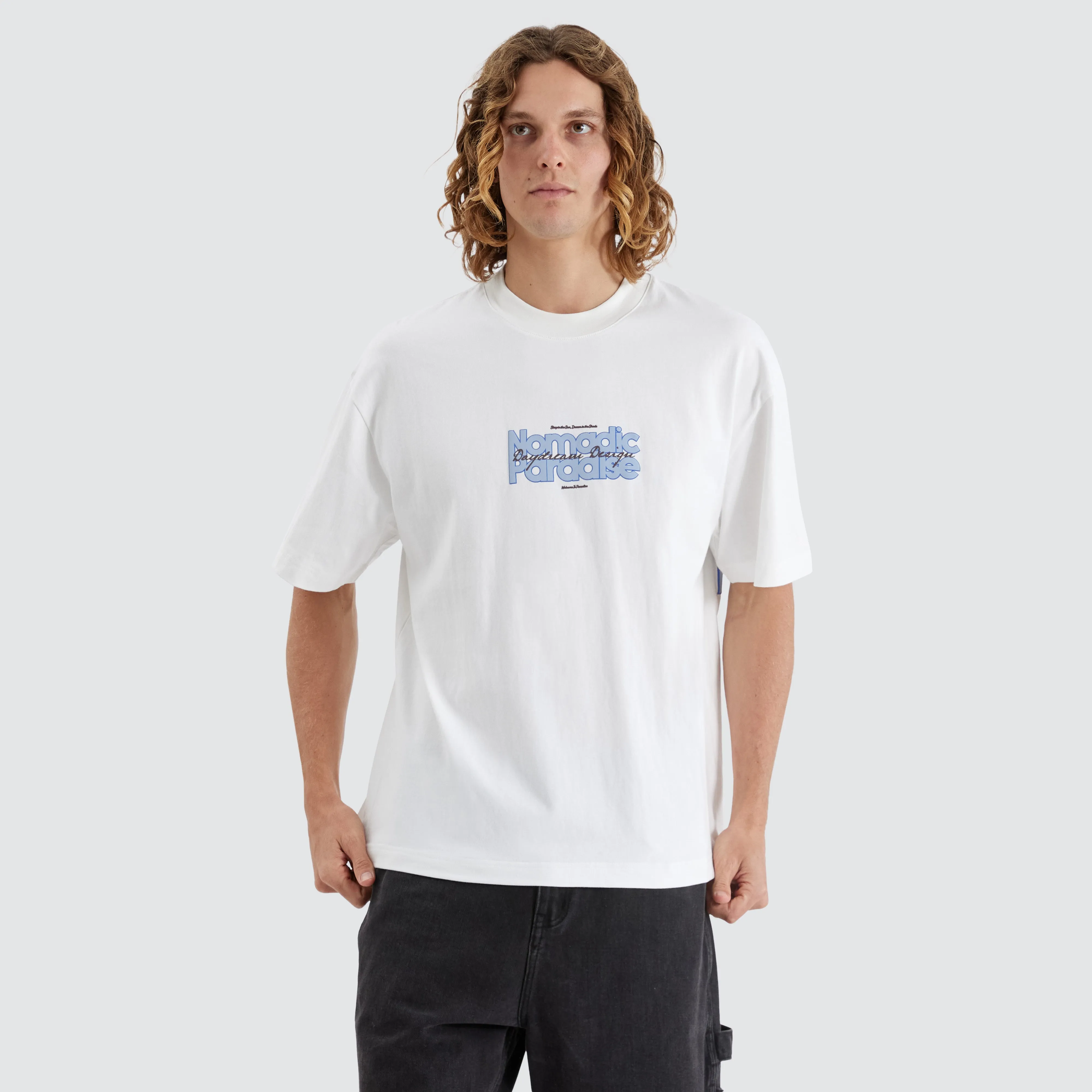 Daydream Street Tee Blanc De Blanc sold by Neverland product image thumbnail 3