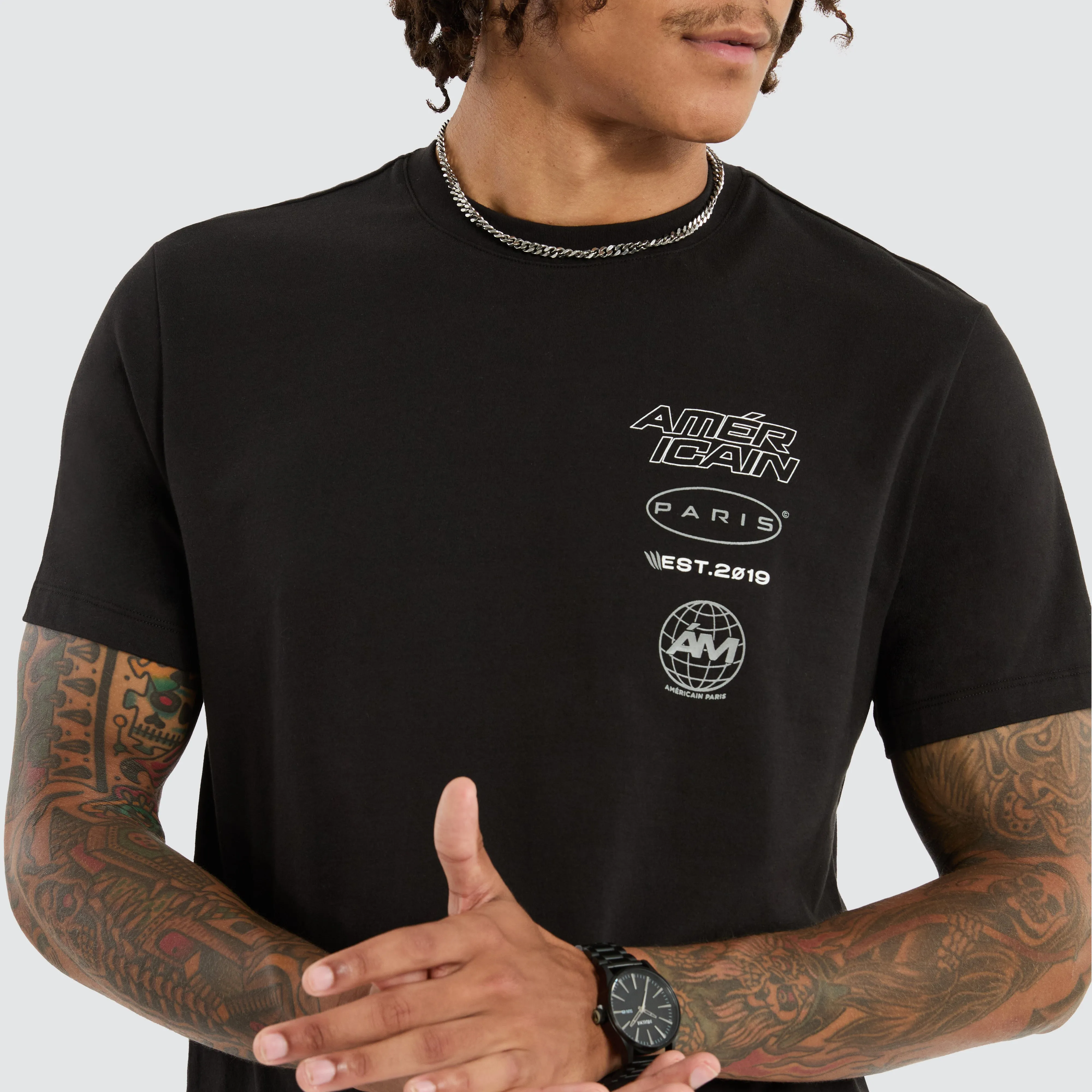 Remy Dual Curved Tee Jet Black sold by Neverland product image thumbnail 2