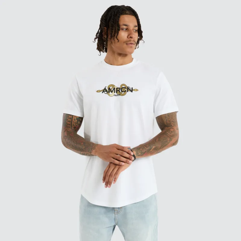 Viper Dual Curved Tee Optical White sold by Neverland