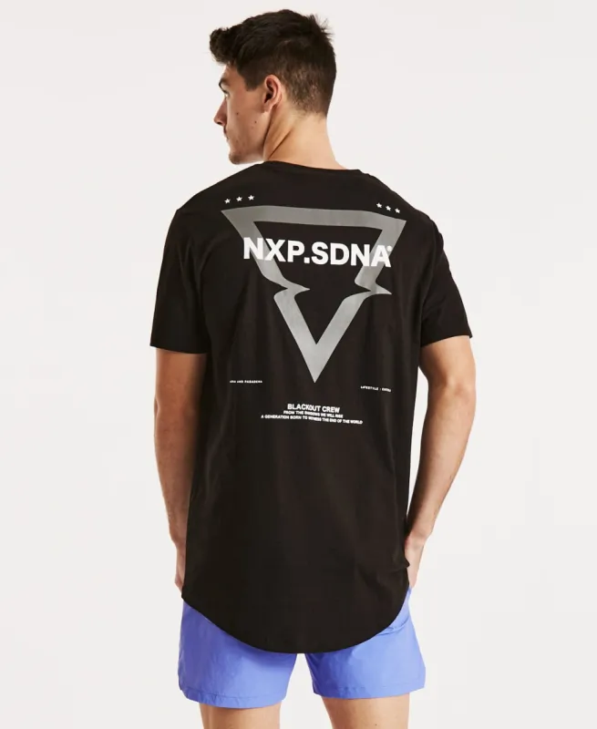 Spirit Cape Back T-Shirt Jet Black sold by Neverland