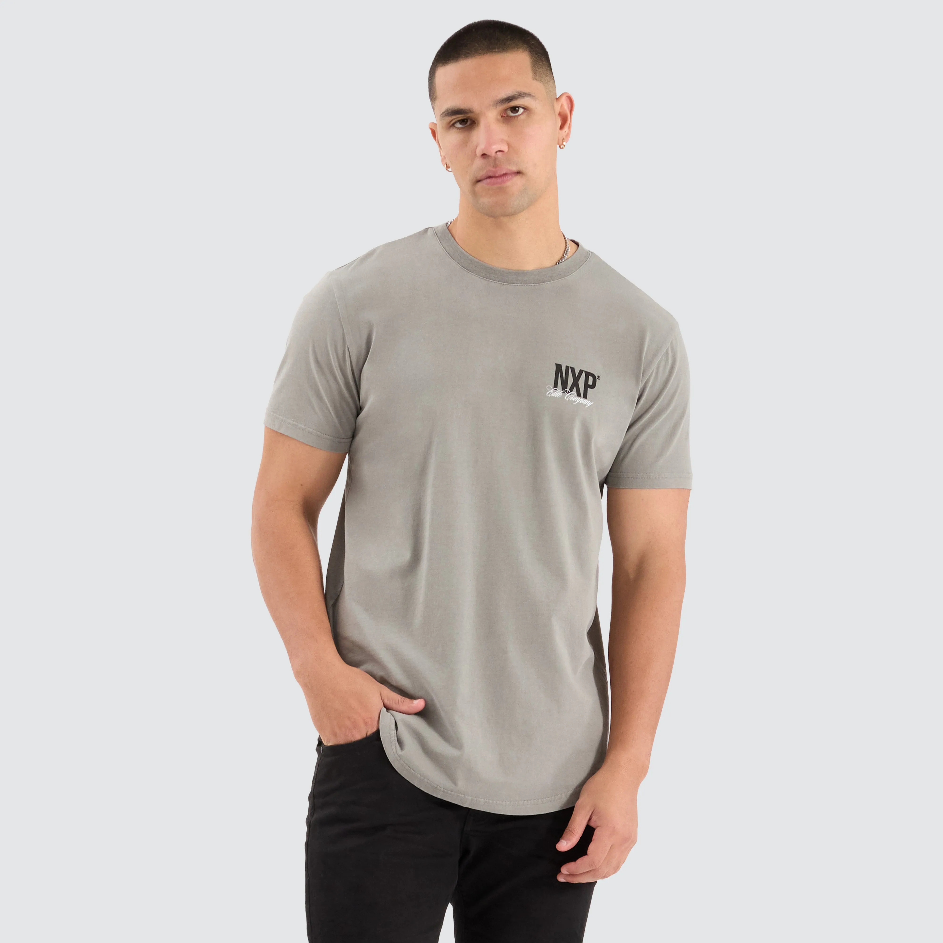 Spur Dual Curved Tee Pigment Moon Mist sold by Neverland product image thumbnail 3