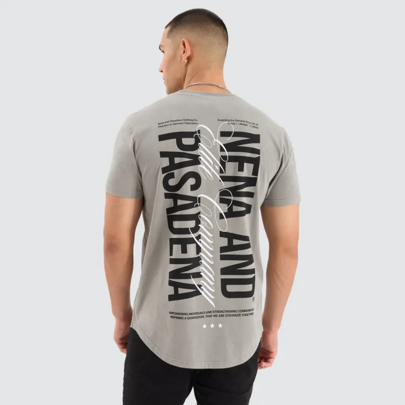 Spur Dual Curved Tee Pigment Moon Mist sold by Neverland