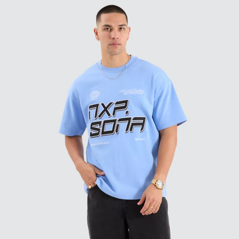 Lasso Loopback Raptor Tee Vista Blue sold by Neverland