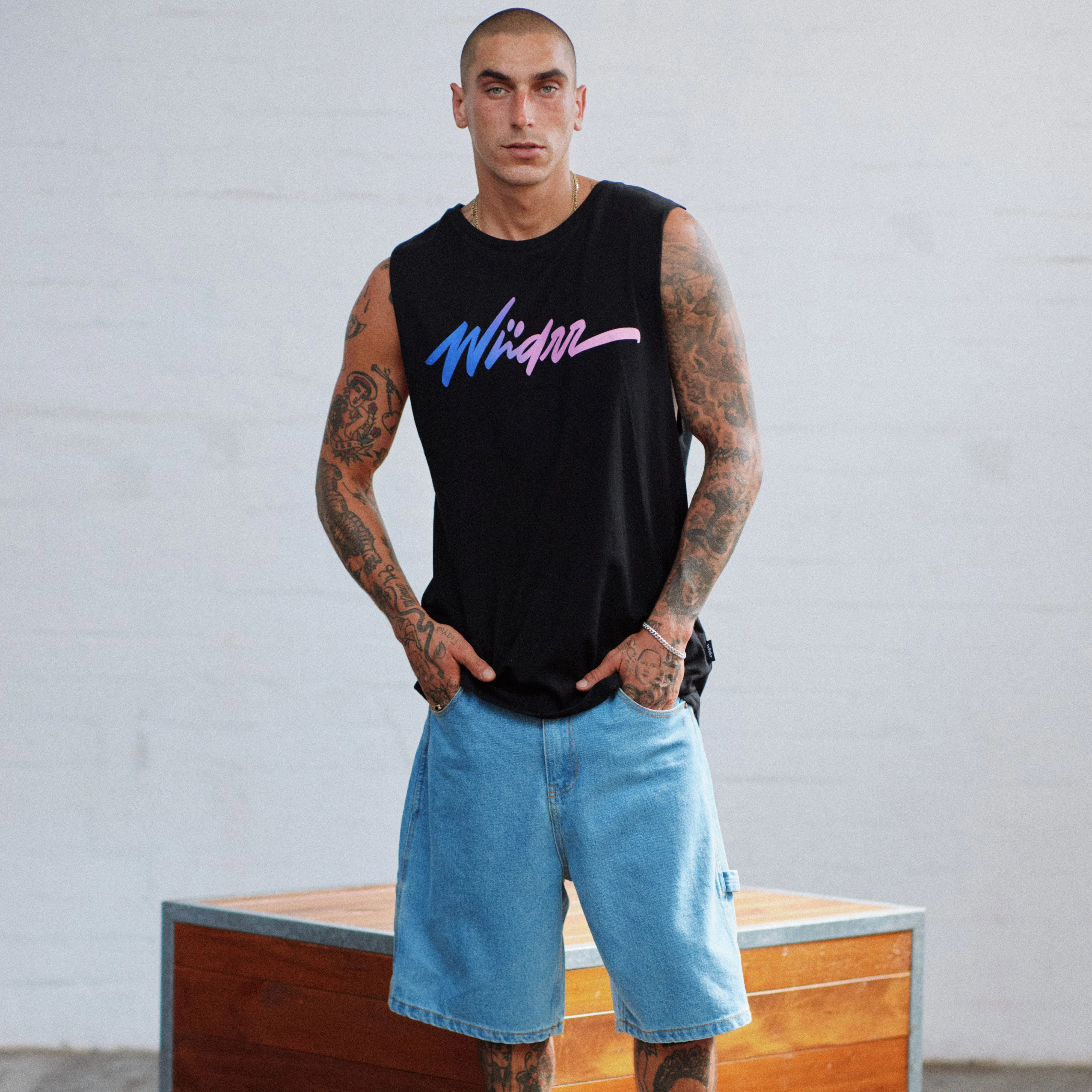 Artemis Muscle Top Black sold by Neverland product image thumbnail 2