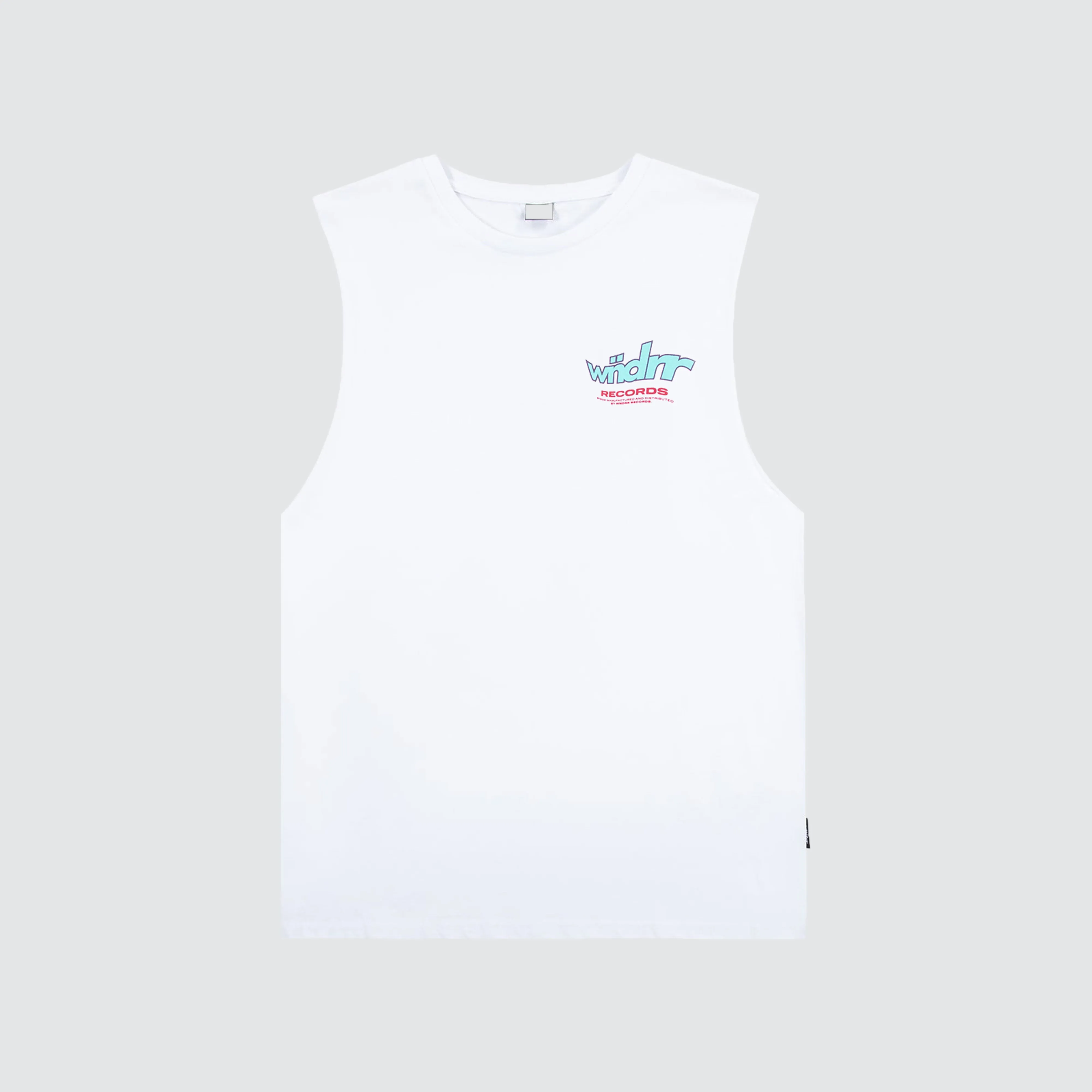 Warped Muscle Top White sold by Neverland product image thumbnail 4