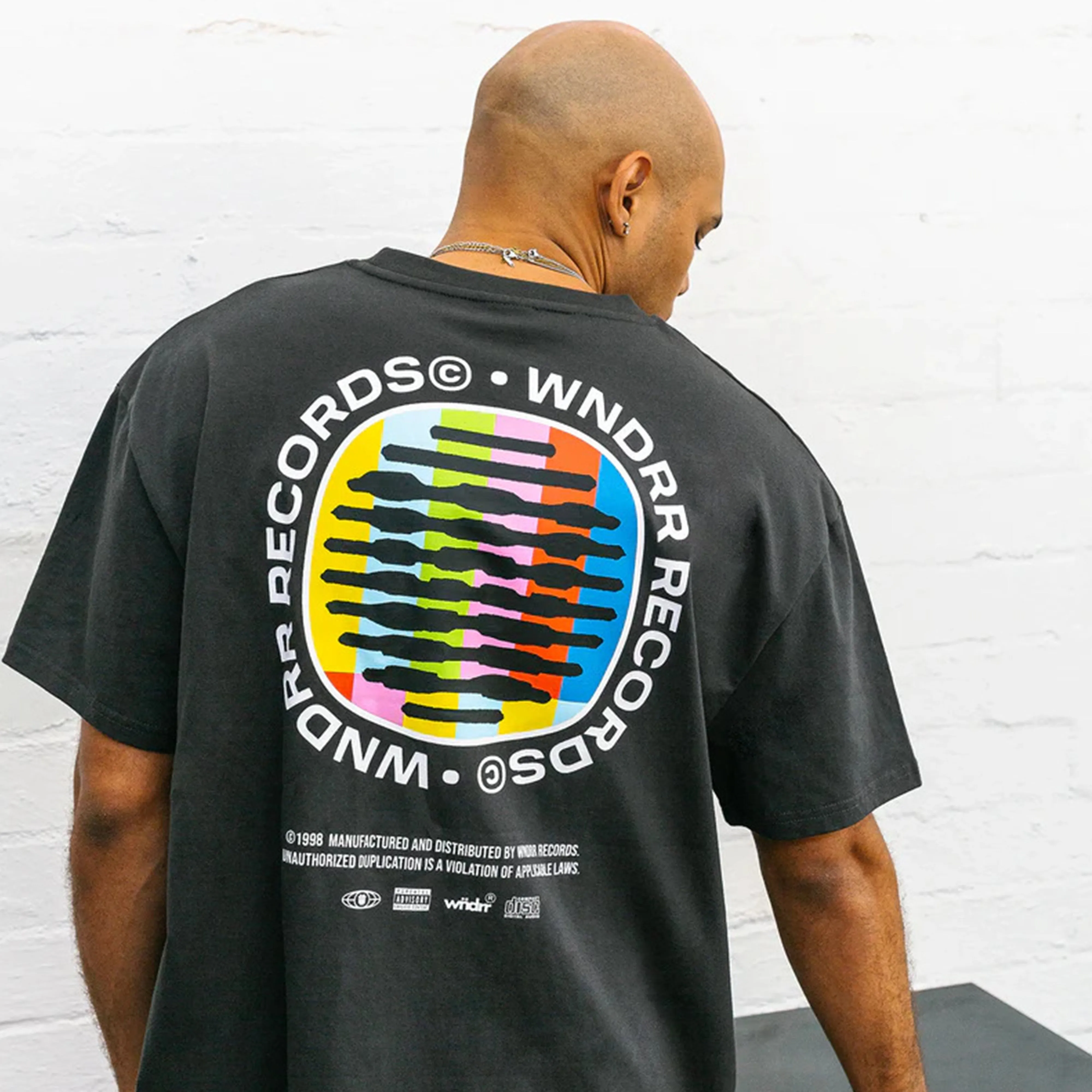 No Signal Box Fit Tee Faded Black sold by Neverland product image thumbnail 3