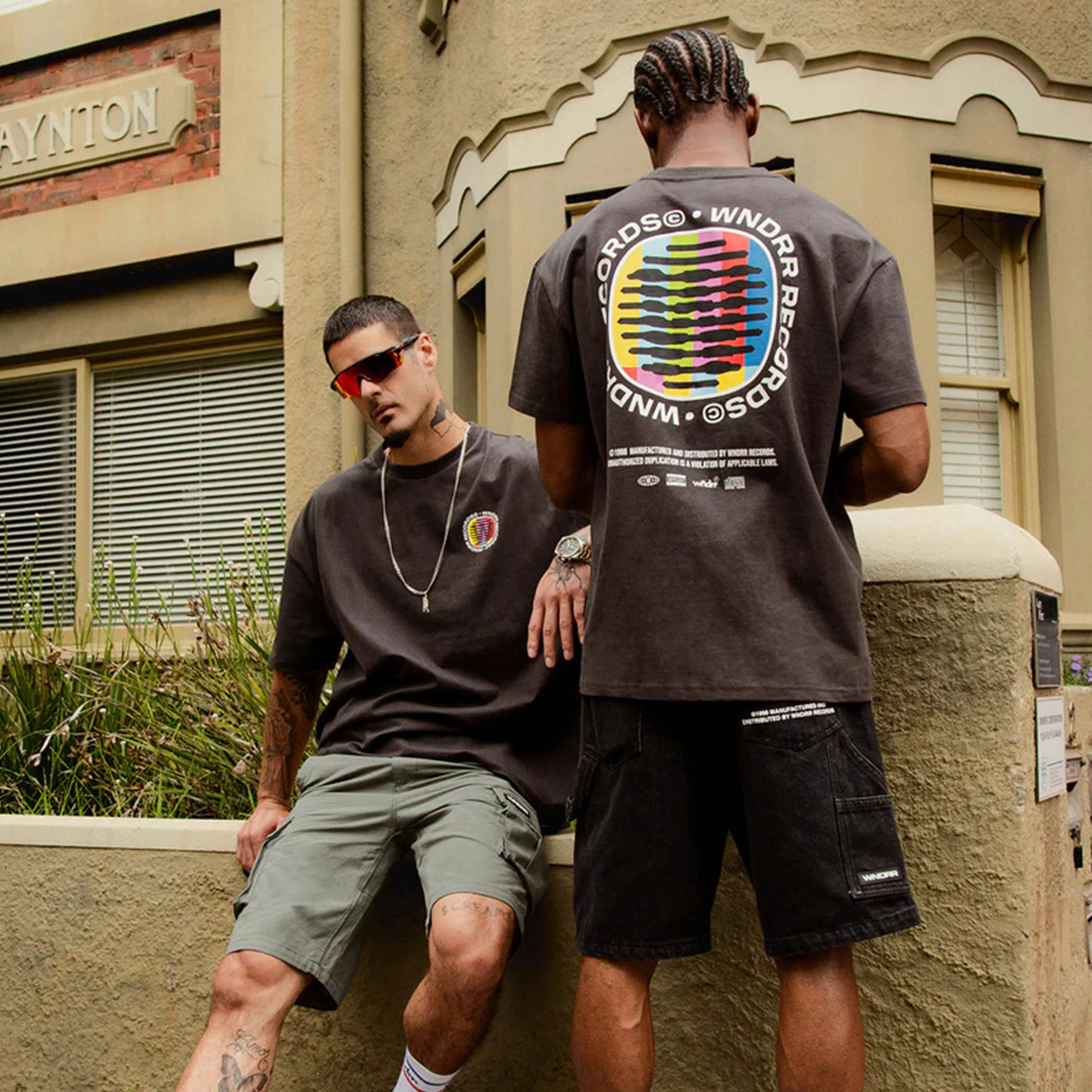 No Signal Box Fit Tee Faded Black sold by Neverland product image thumbnail 5