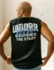 Top Tier Muscle Top Black sold by Neverland