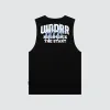 Top Tier Muscle Top Black sold by Neverland