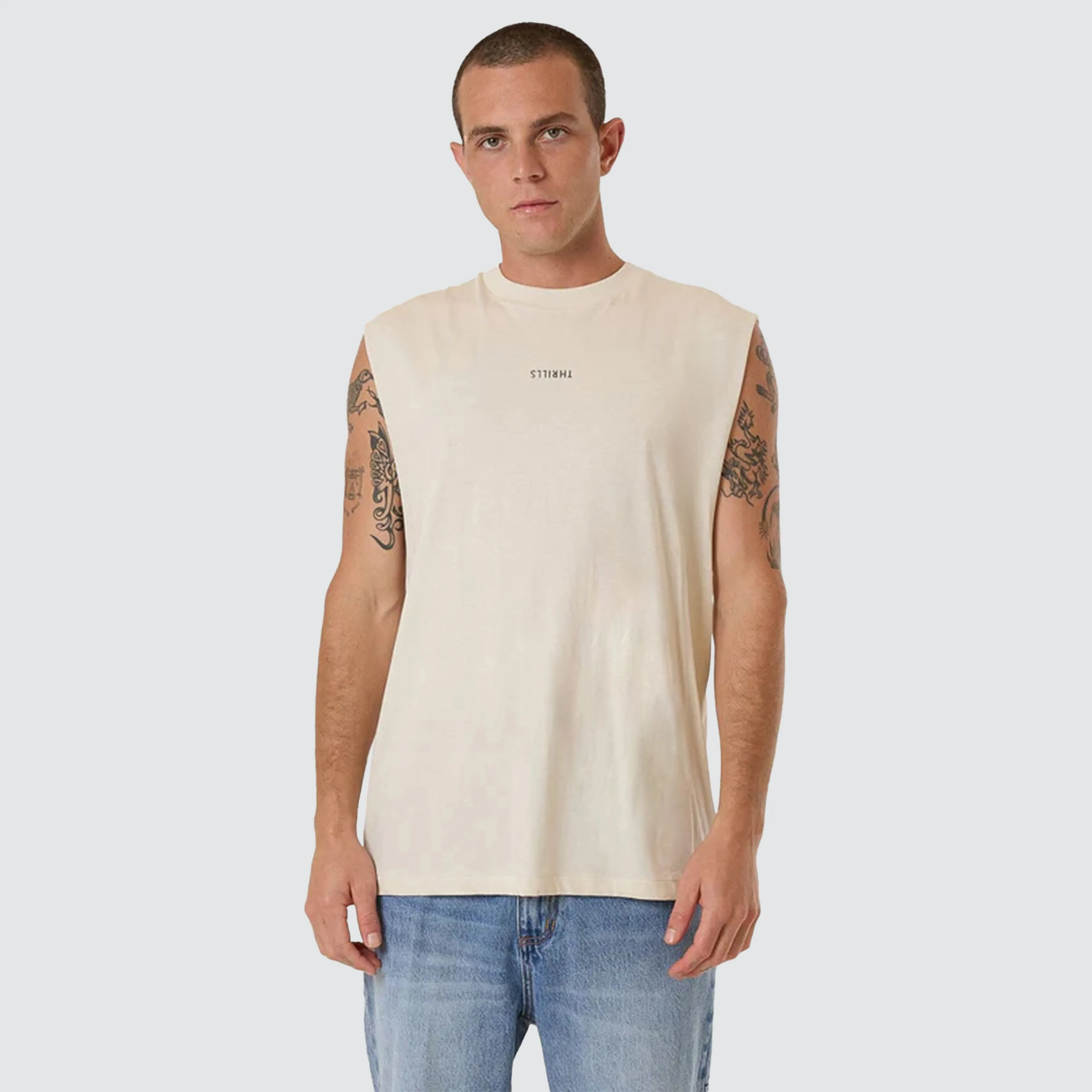 Minimal Thrills Merch Muscle Heritage White sold by Neverland