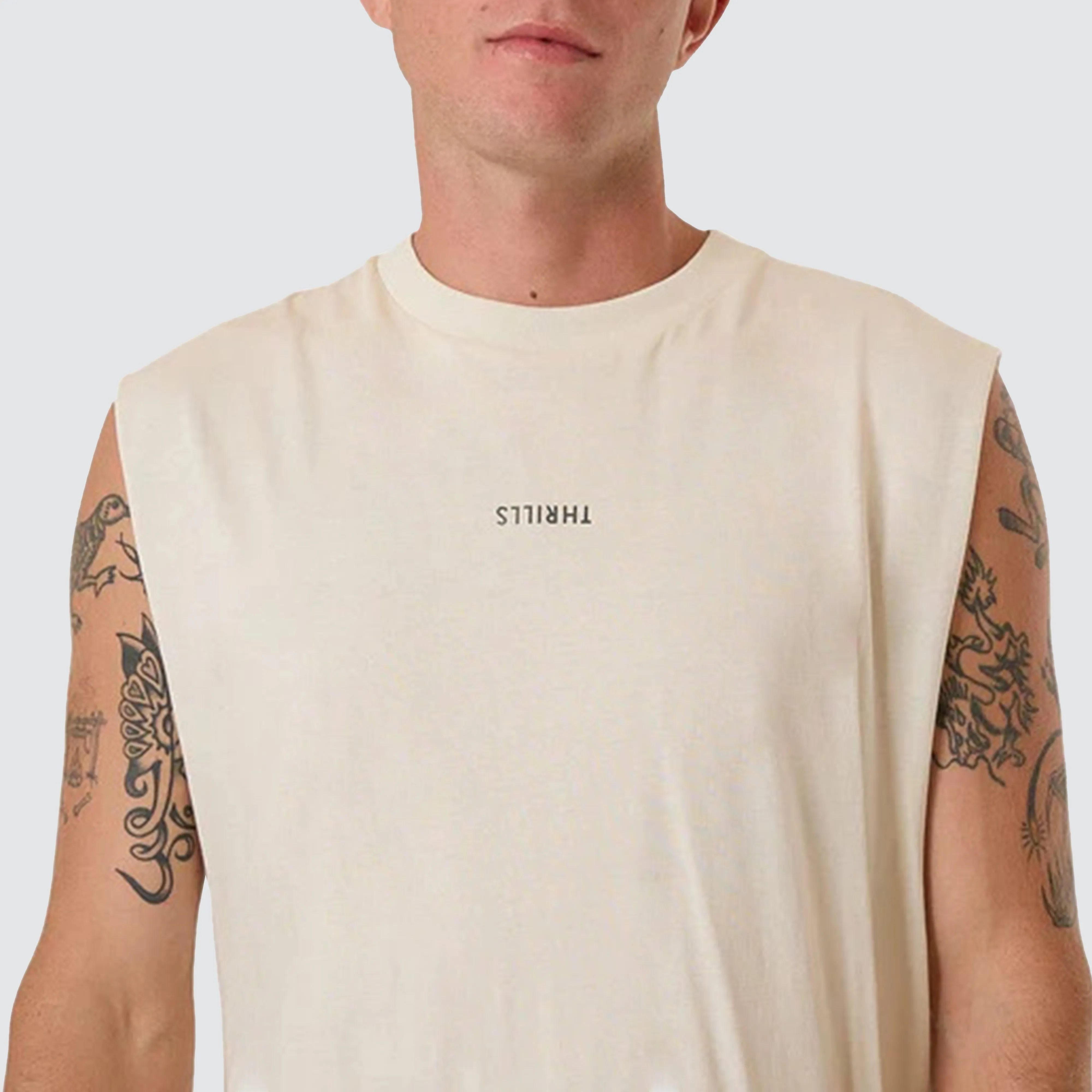 Minimal Thrills Merch Muscle Heritage White sold by Neverland product image thumbnail 4