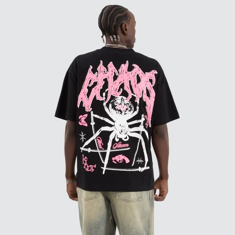Katana Street Tee Jet Black made by Neverland