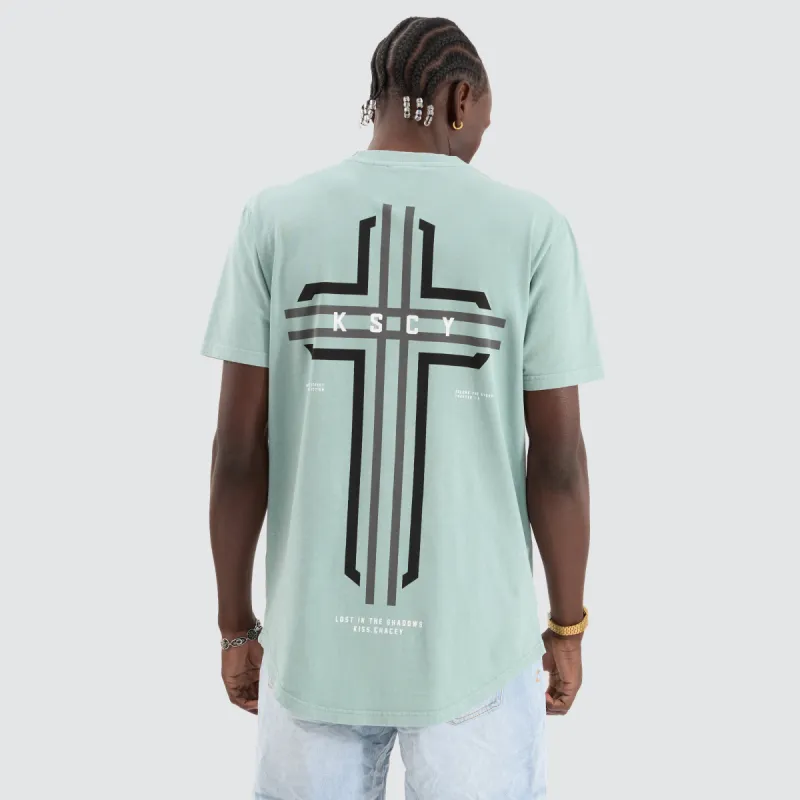 Zest Ride Dual Curved Tee Pigment Blue Surf sold by Neverland