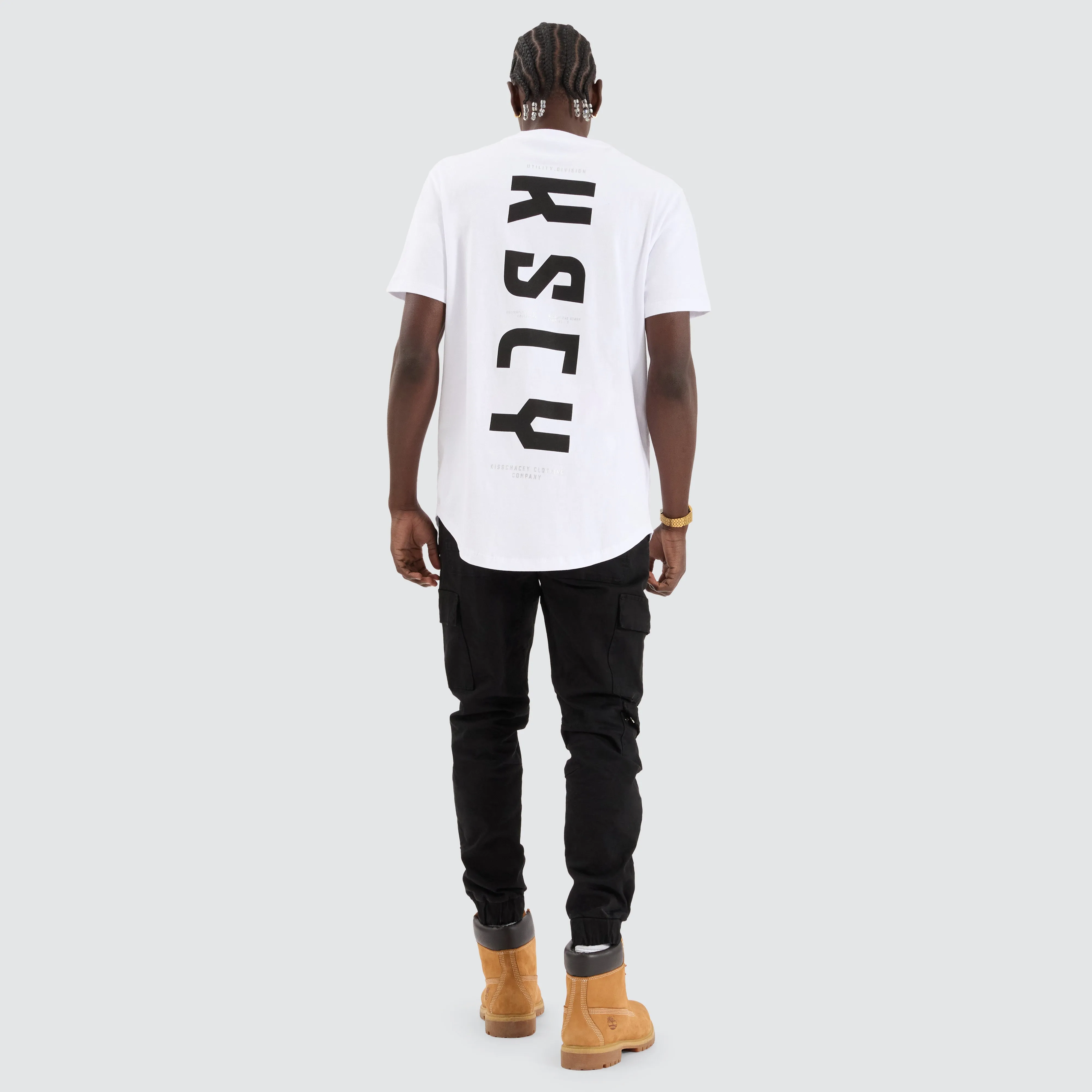 Thrillogy Dual Curved Tee Optical white sold by Neverland product image thumbnail 5