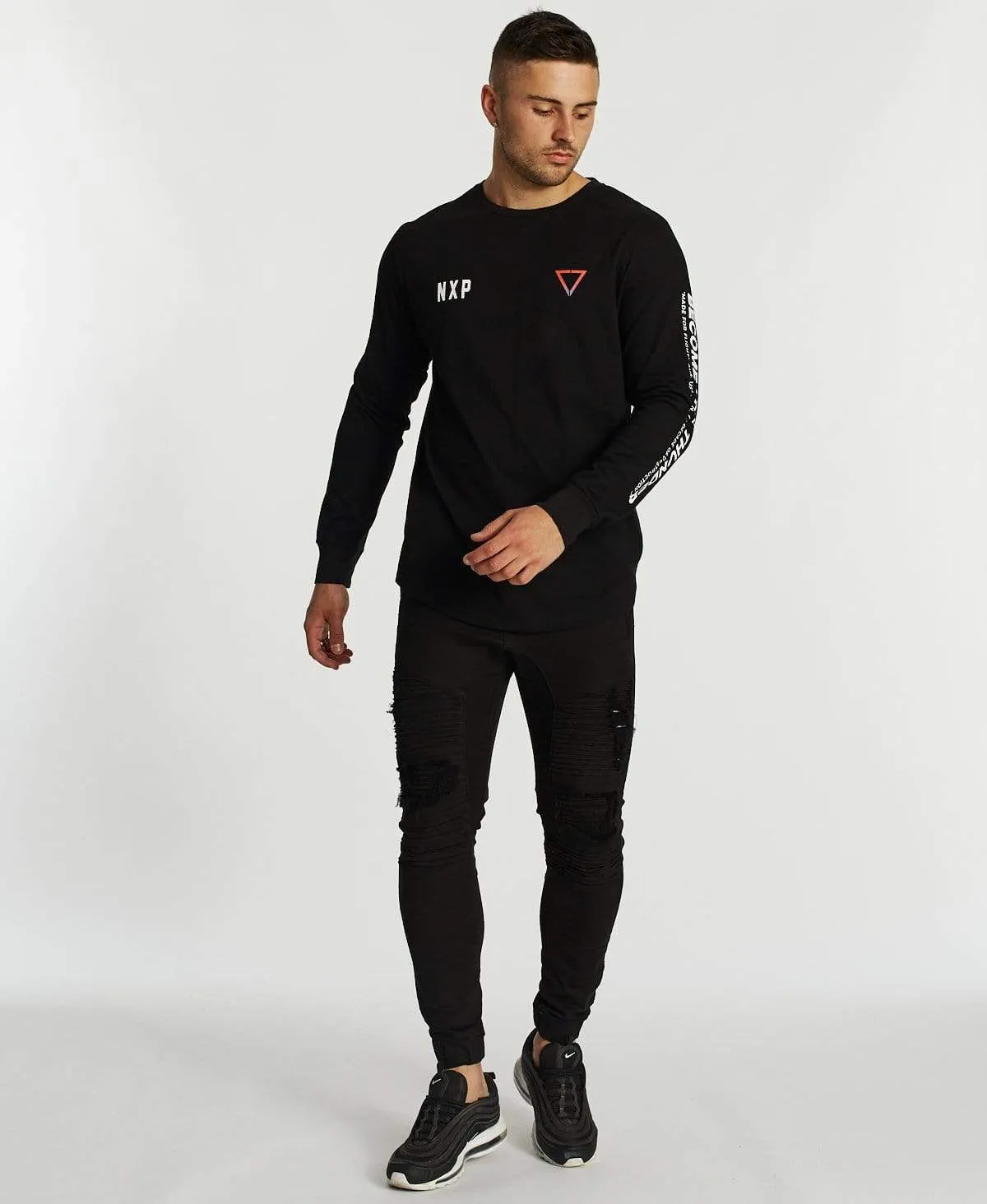 Grand Finale Cape Back Long Sleeve T-Shirt Jet Black sold by Neverland product image thumbnail 5