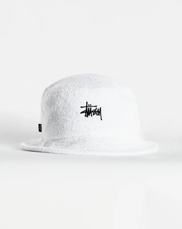 Graffiti Terry Bucket Hat White sold by Neverland