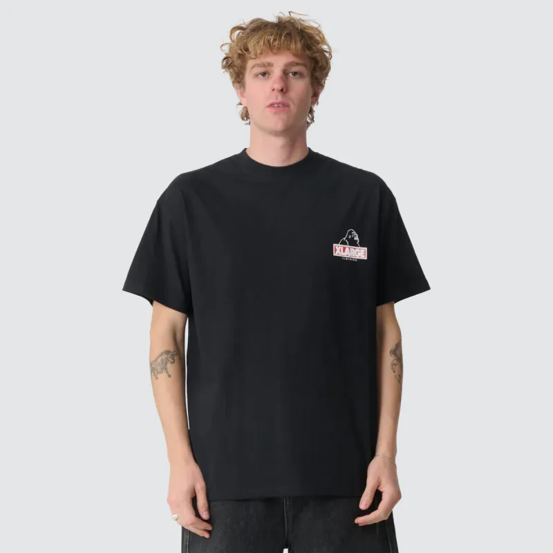 Stack Box Fit Tee Black sold by Neverland
