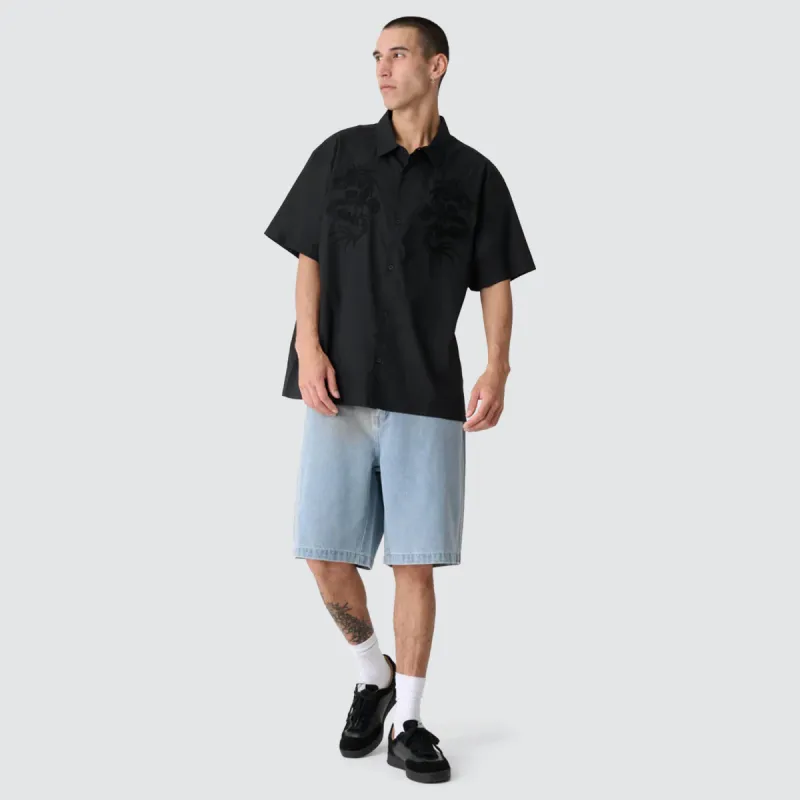 Dragon Short sleeve Shirt Black sold by Neverland