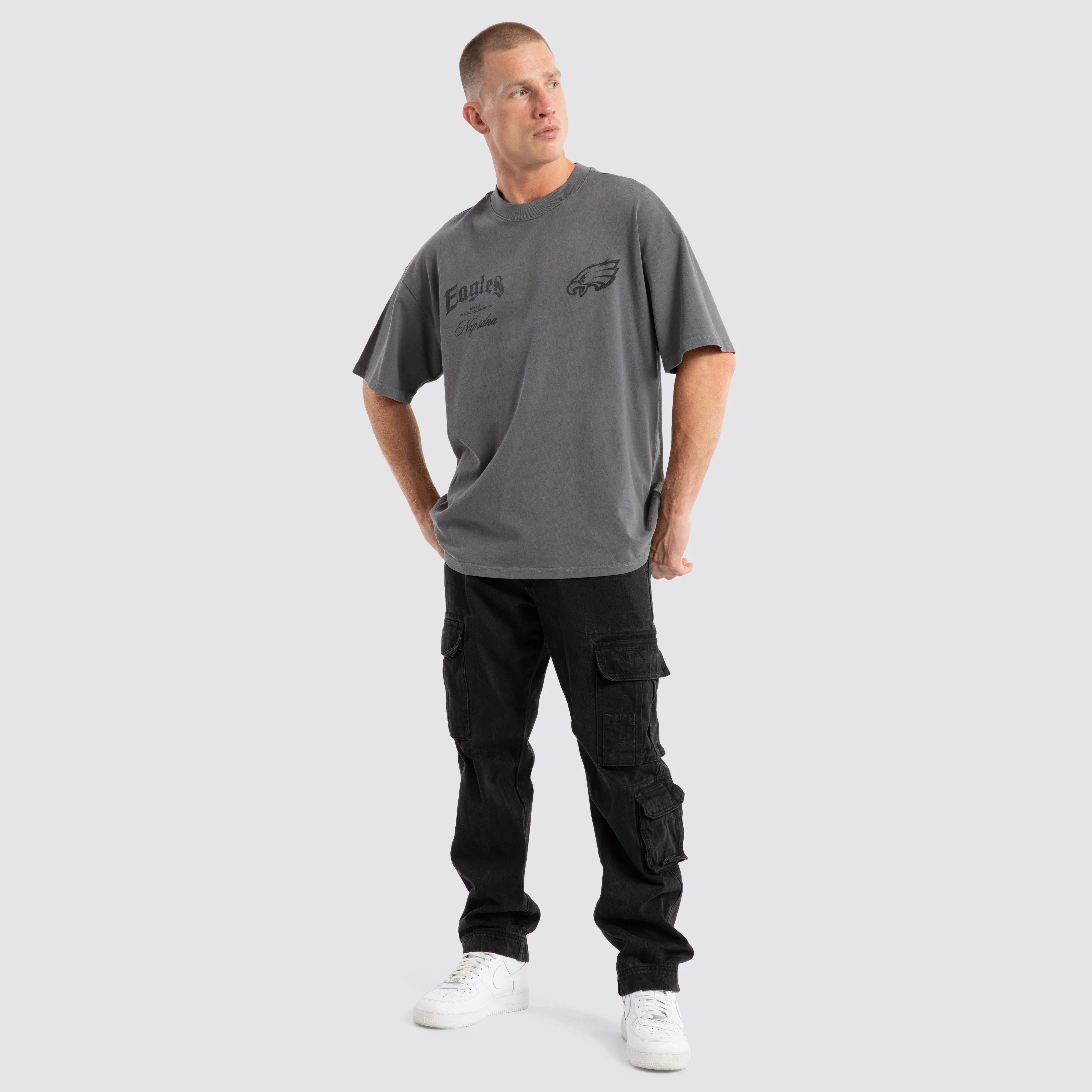 Philadelphia Eagles Defence Raptor Tee Pigment Charcoal sold by Neverland product image thumbnail 3