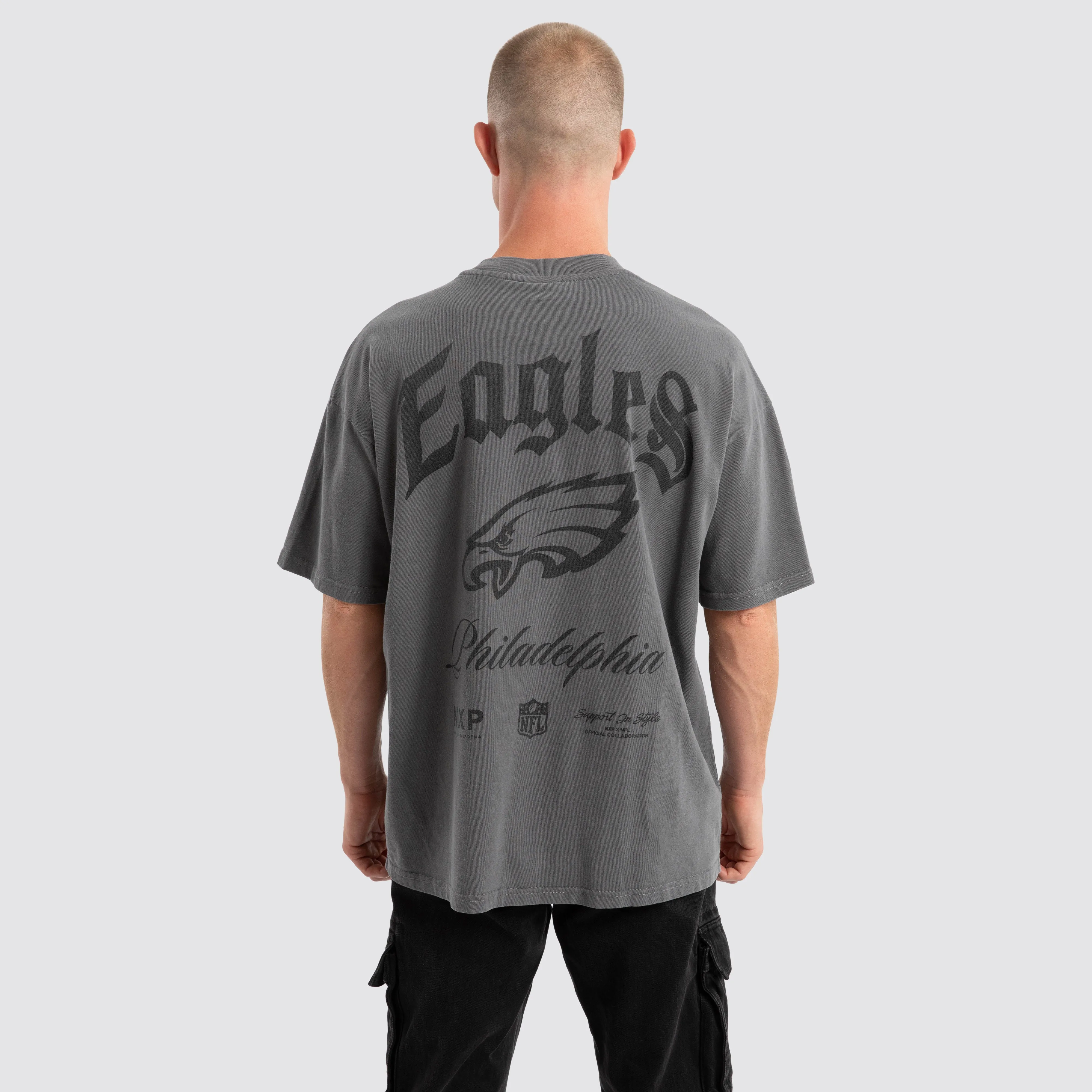 Philadelphia Eagles Defence Raptor Tee Pigment Charcoal sold by Neverland