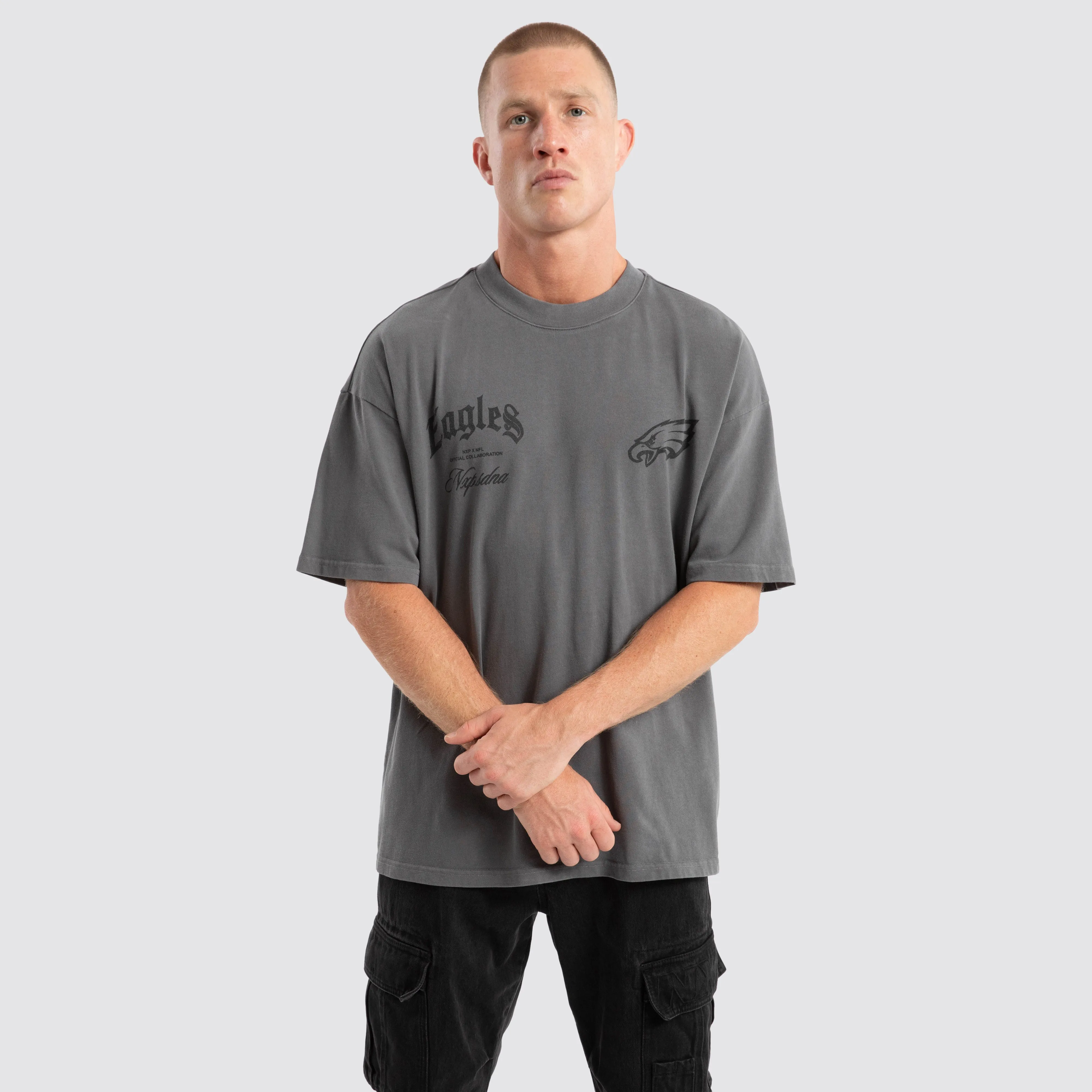 Philadelphia Eagles Defence Raptor Tee Pigment Charcoal sold by Neverland product image thumbnail 4