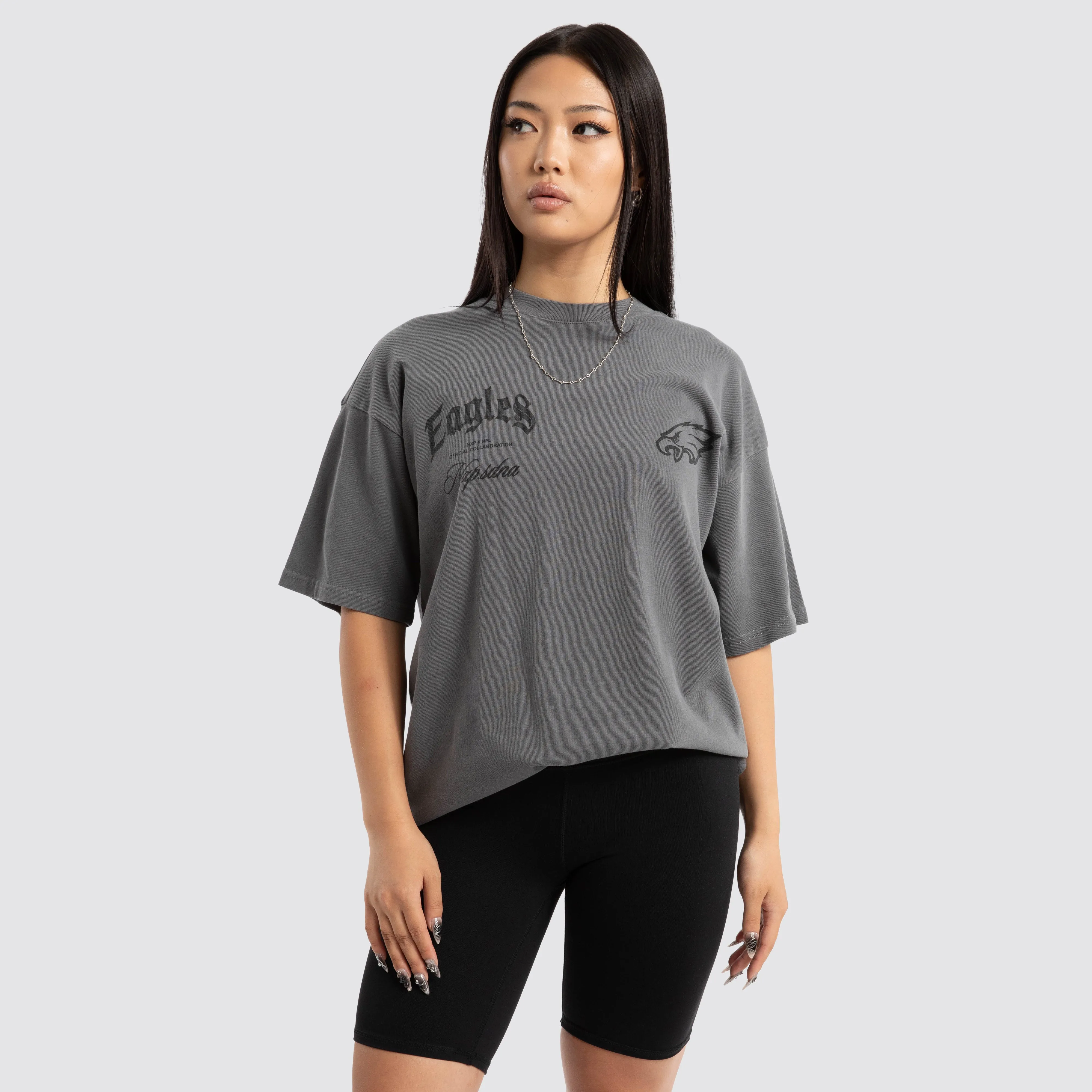 Philadelphia Eagles Defence Raptor Tee Pigment Charcoal sold by Neverland product image thumbnail 2