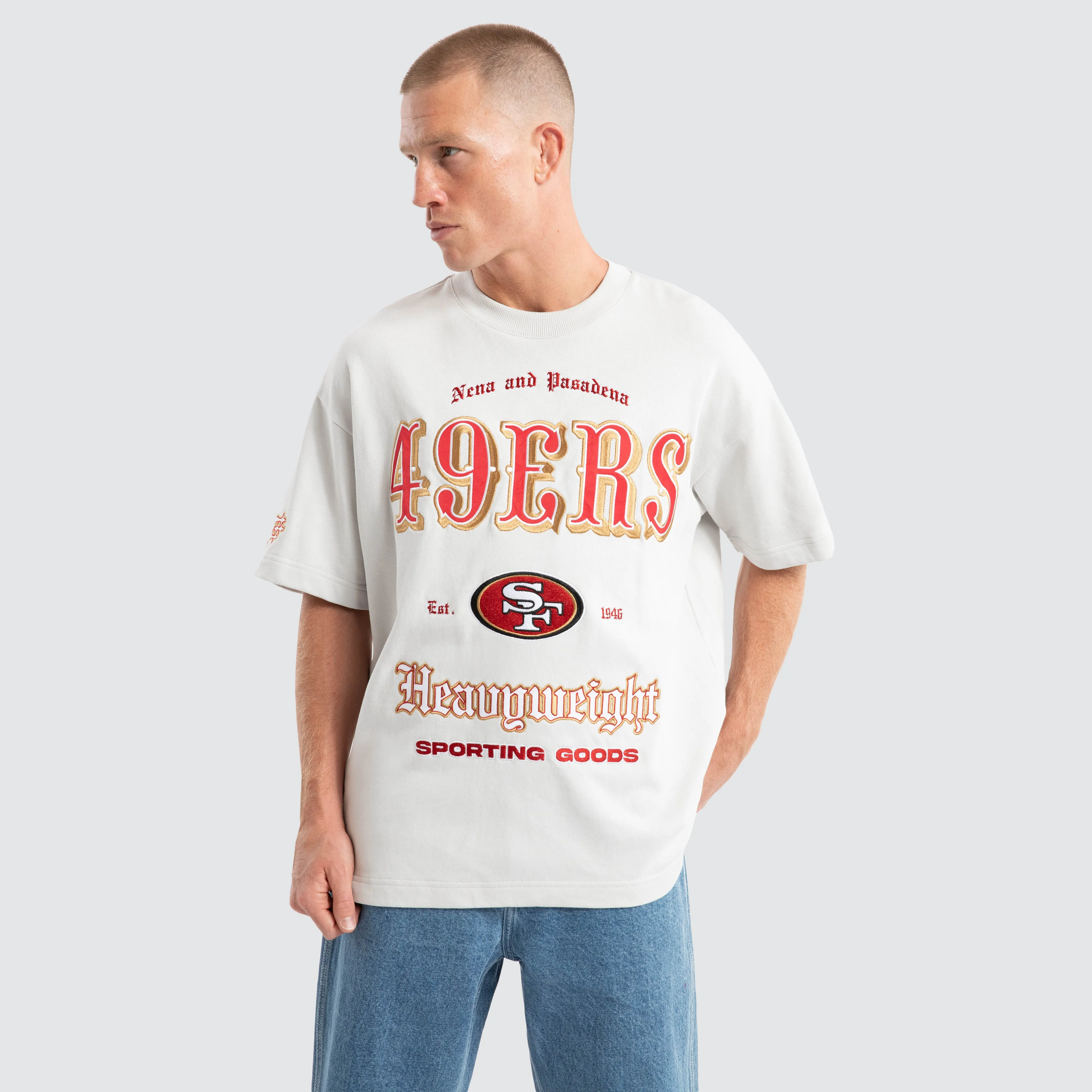 San Francisco 49ers Coach Loopback Tee Glacier Grey sold by Neverland product image thumbnail 5