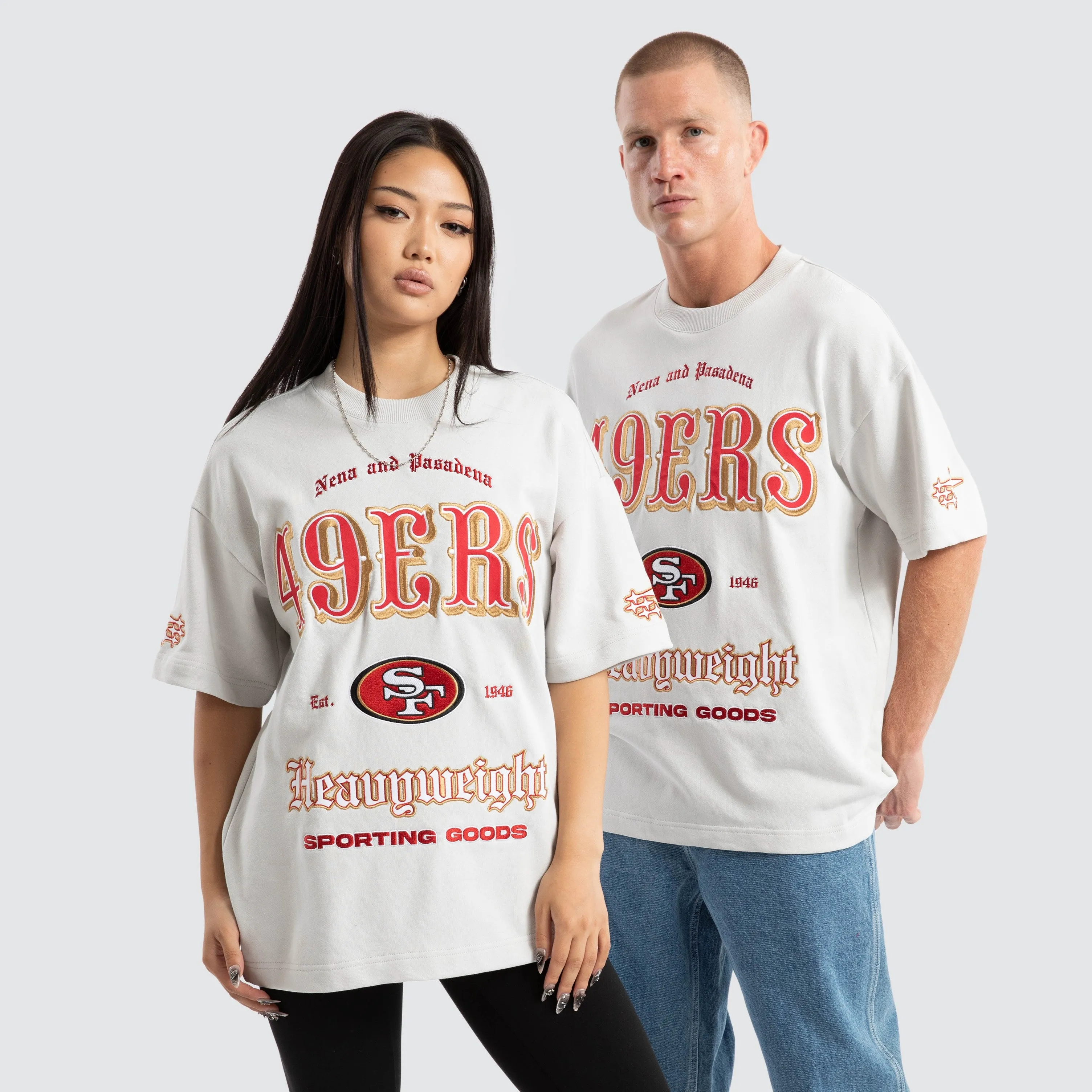 San Francisco 49ers Coach Loopback Tee Glacier Grey sold by Neverland