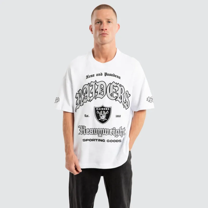 Las Vegas Raiders Coach Loopback Tee White sold by Neverland