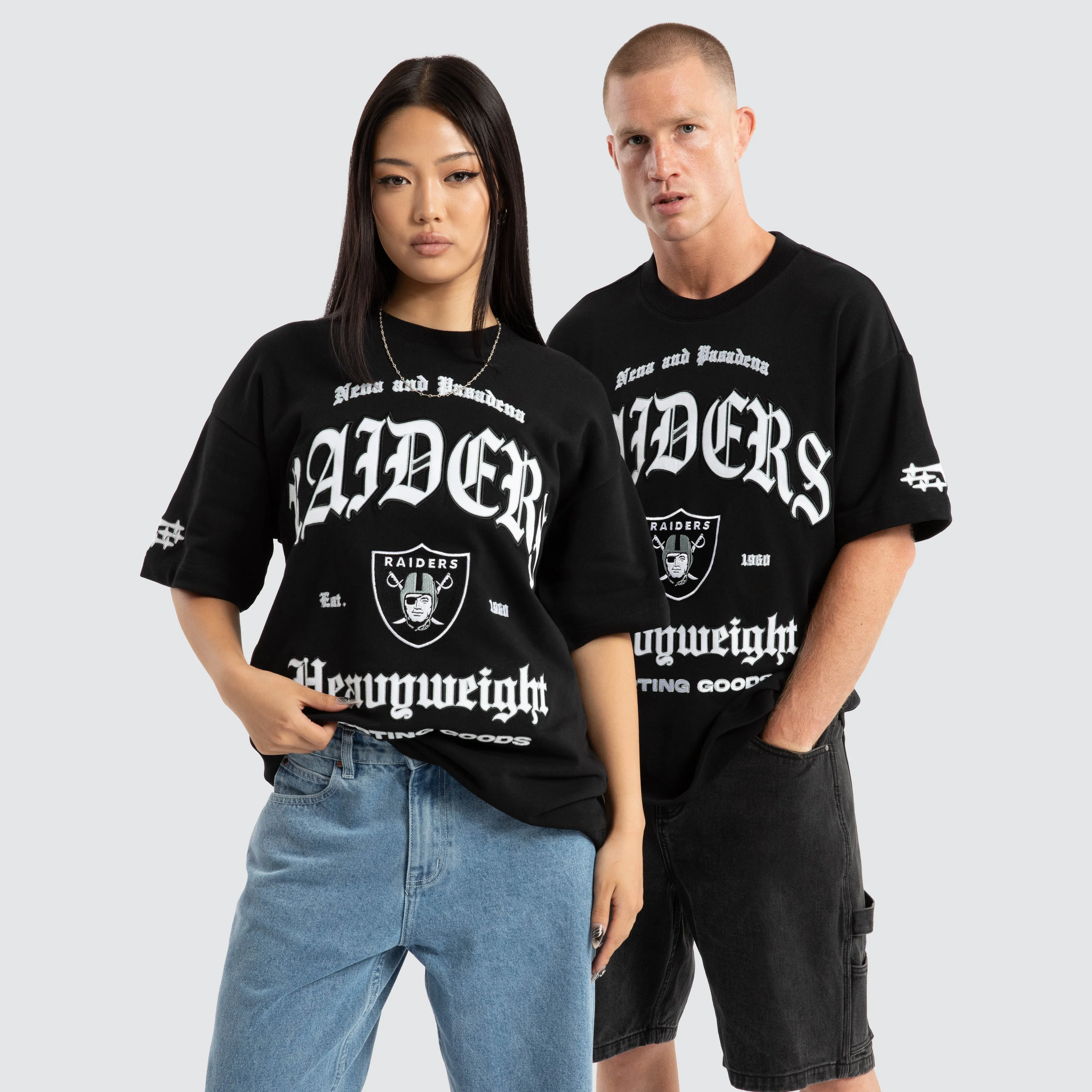 Las Vegas Raiders Coach Loopback Tee Jet Black sold by Neverland