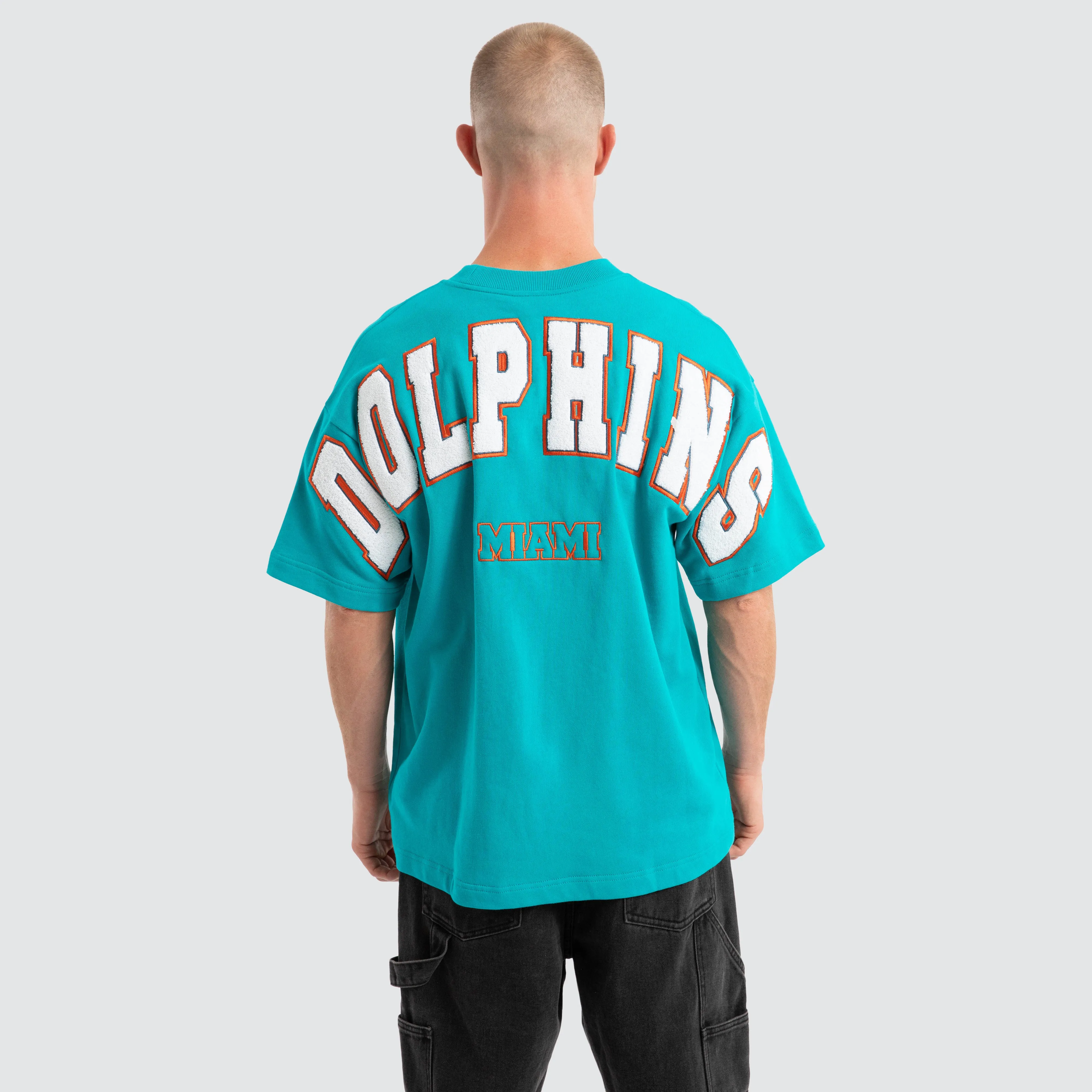 Miami Dolphins Surround Loopback Tee Aqua sold by Neverland