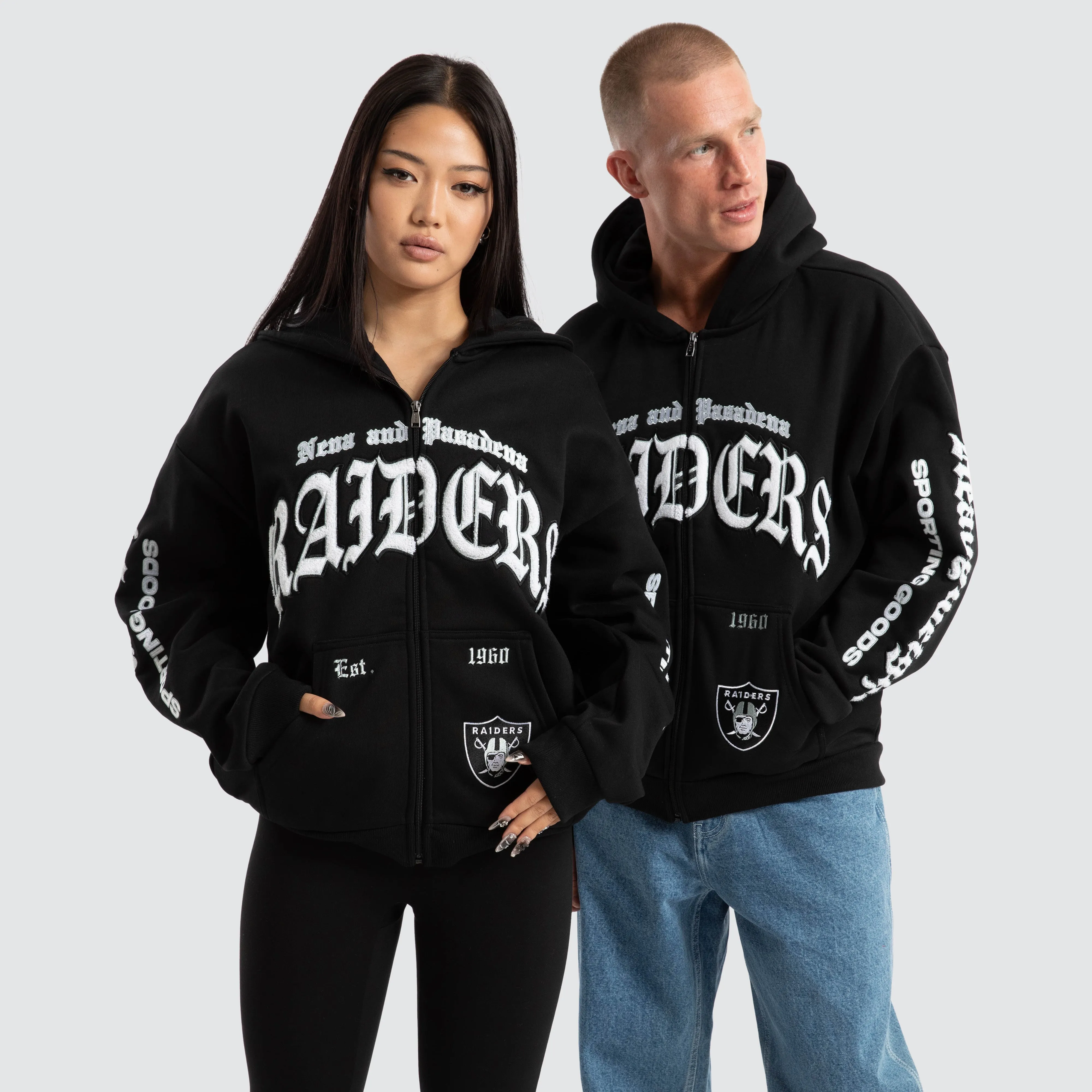 Las Vegas Raiders Coach Zip Hoodie Jet Black sold by Neverland